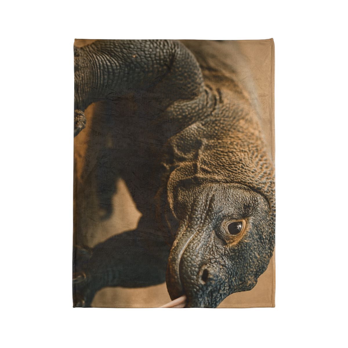 Ancient Sentinel Komodo Dragon custom blankets
