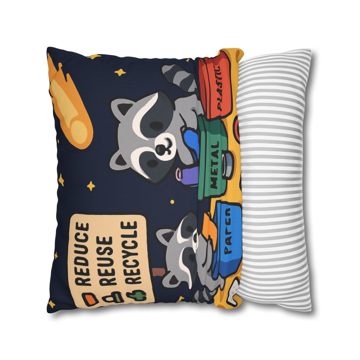 Comet Tail Recycling Rangers trendy patterned pillow cases