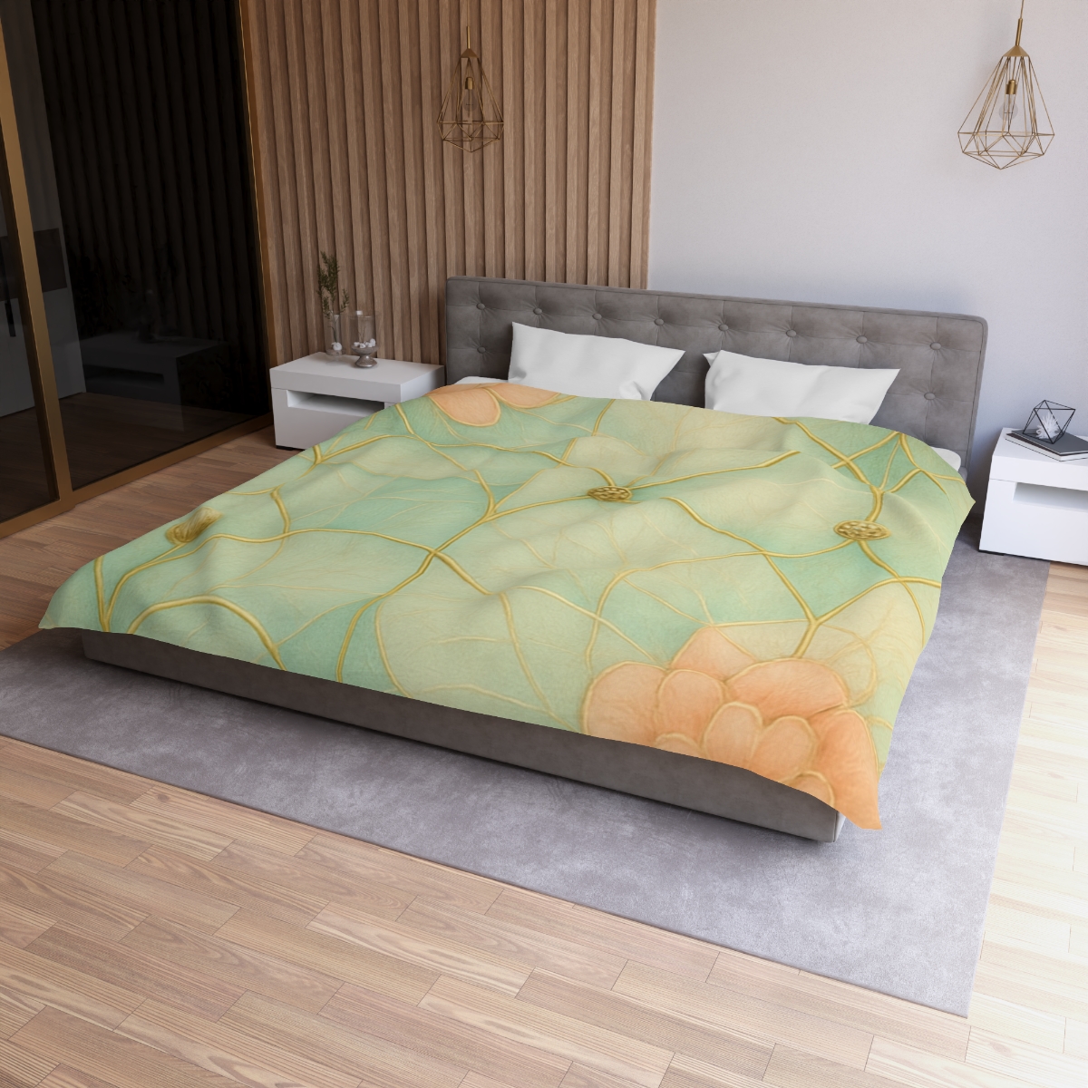 Petal Prism Lattice soft comforter duvets