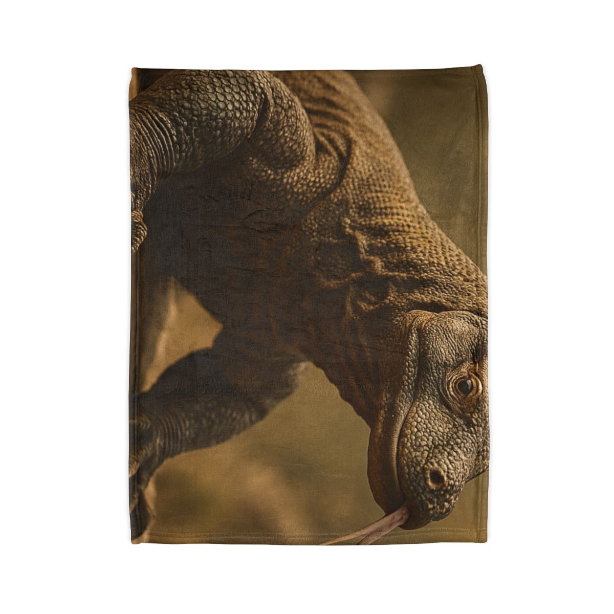 Ancient Sentinel Komodo Dragon decorative home blankets