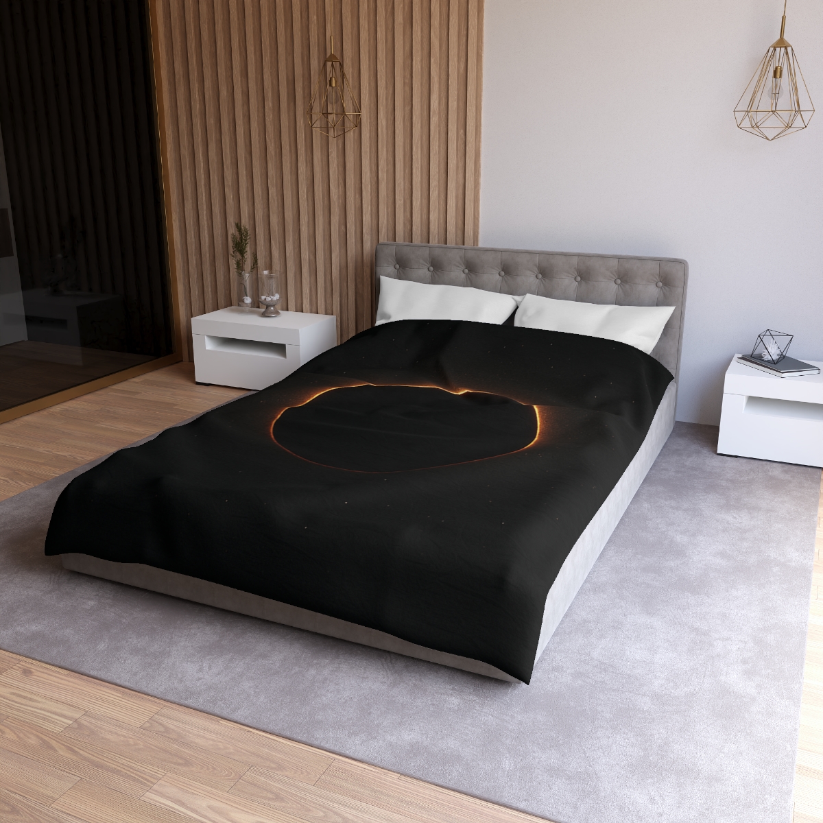 Event Horizon Ink Halo personalized bedding duvets