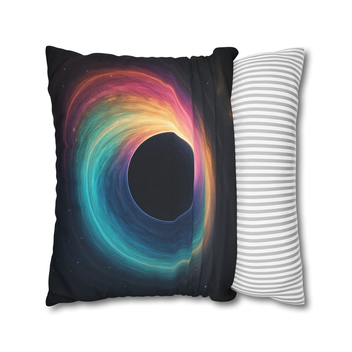 Prismatic Singularity Bloom personalized pillow covers