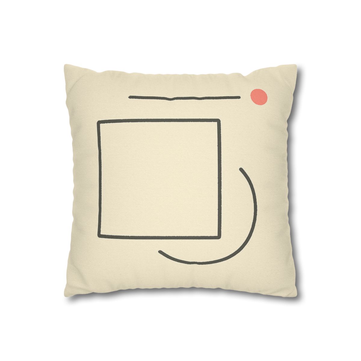 Offset Frame With Crescent Anchor stylish decorative pillowcases