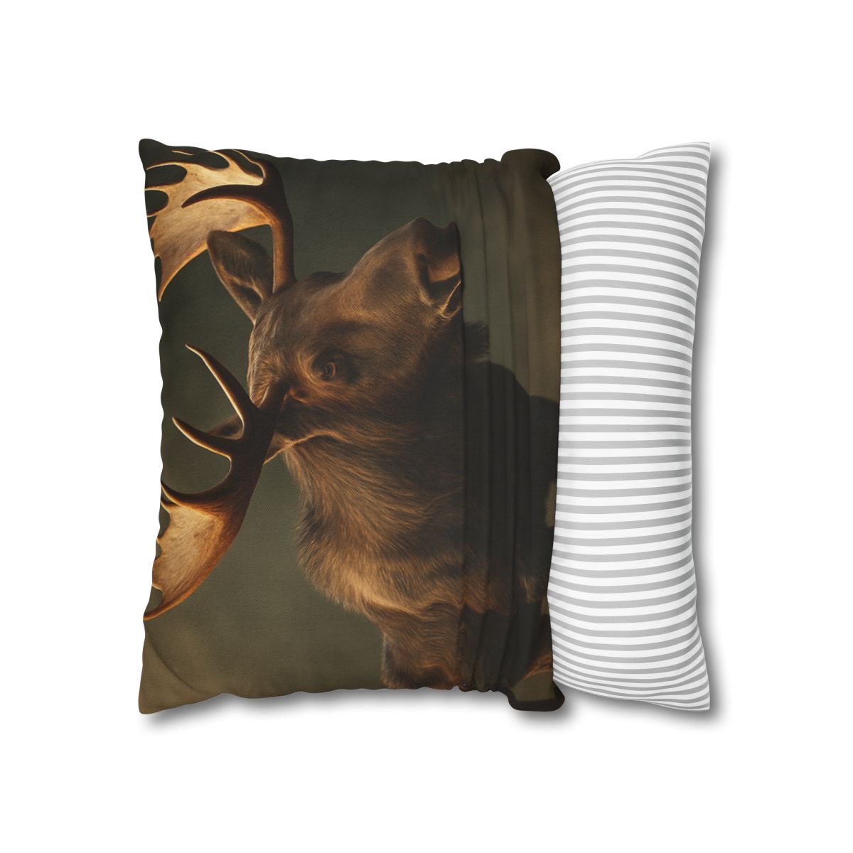 Starlit Crown Moose designer print pillow cases