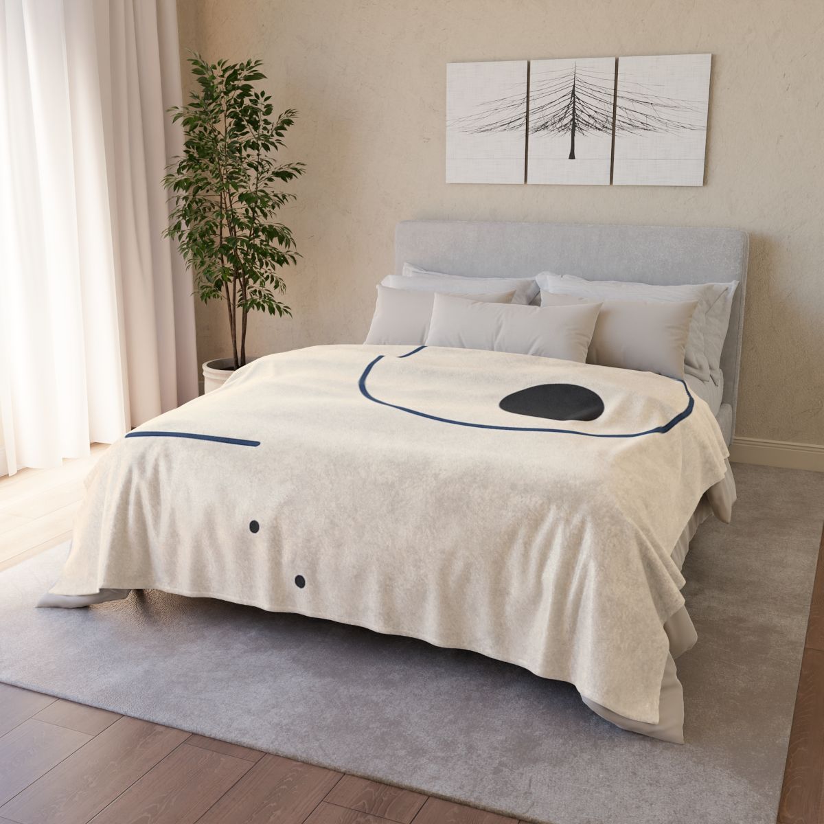 Eclipse Arc Compass decorative home blankets