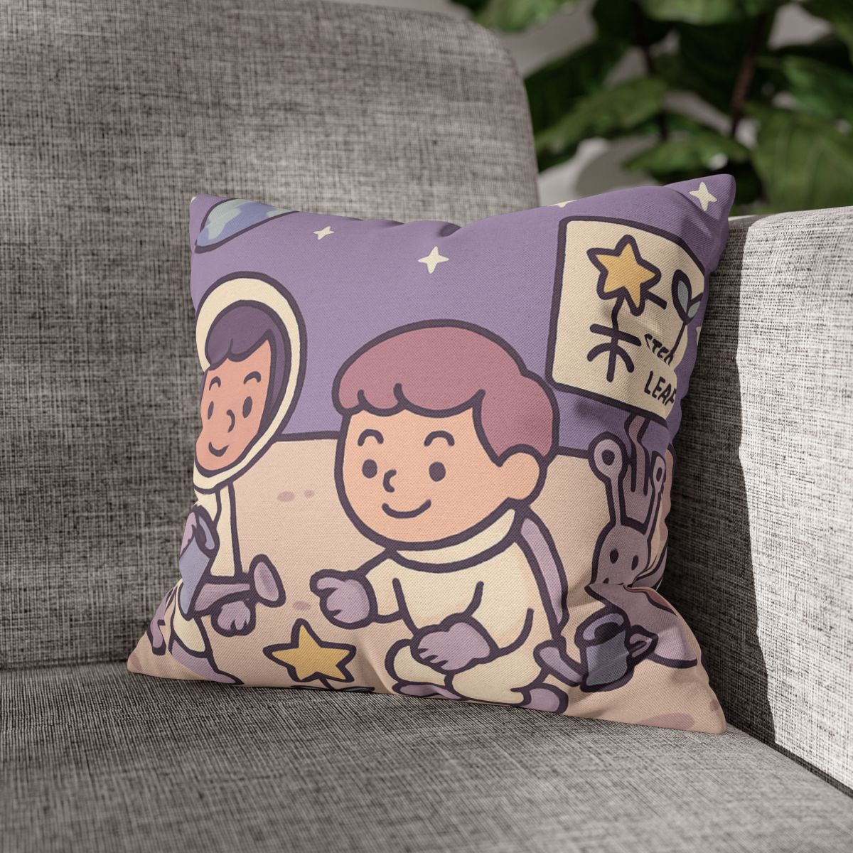 Moon Gardeners Planting Stardust Seeds soft cotton pillow cases