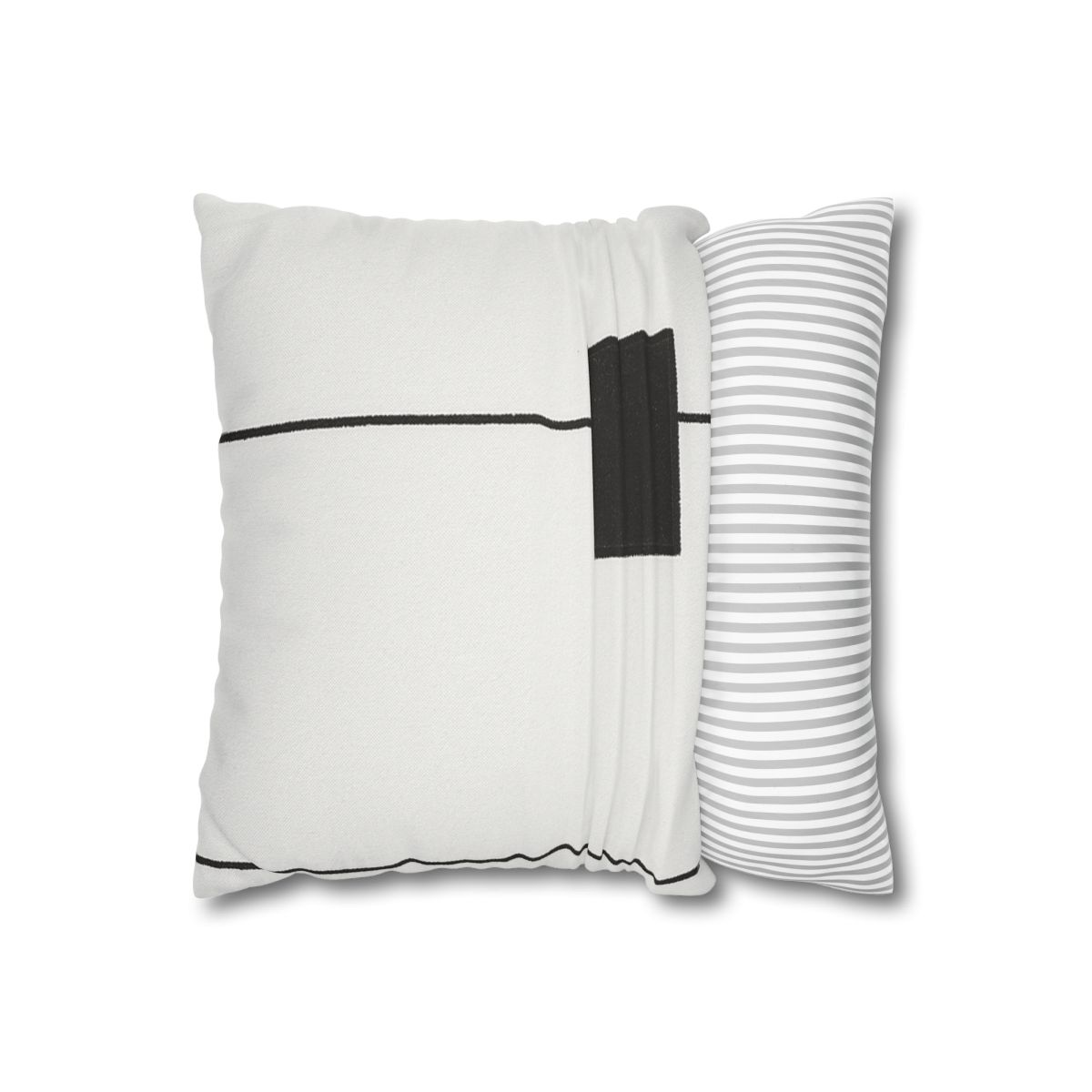 Offset Frame And Inner Square Pause trendy patterned pillow cases