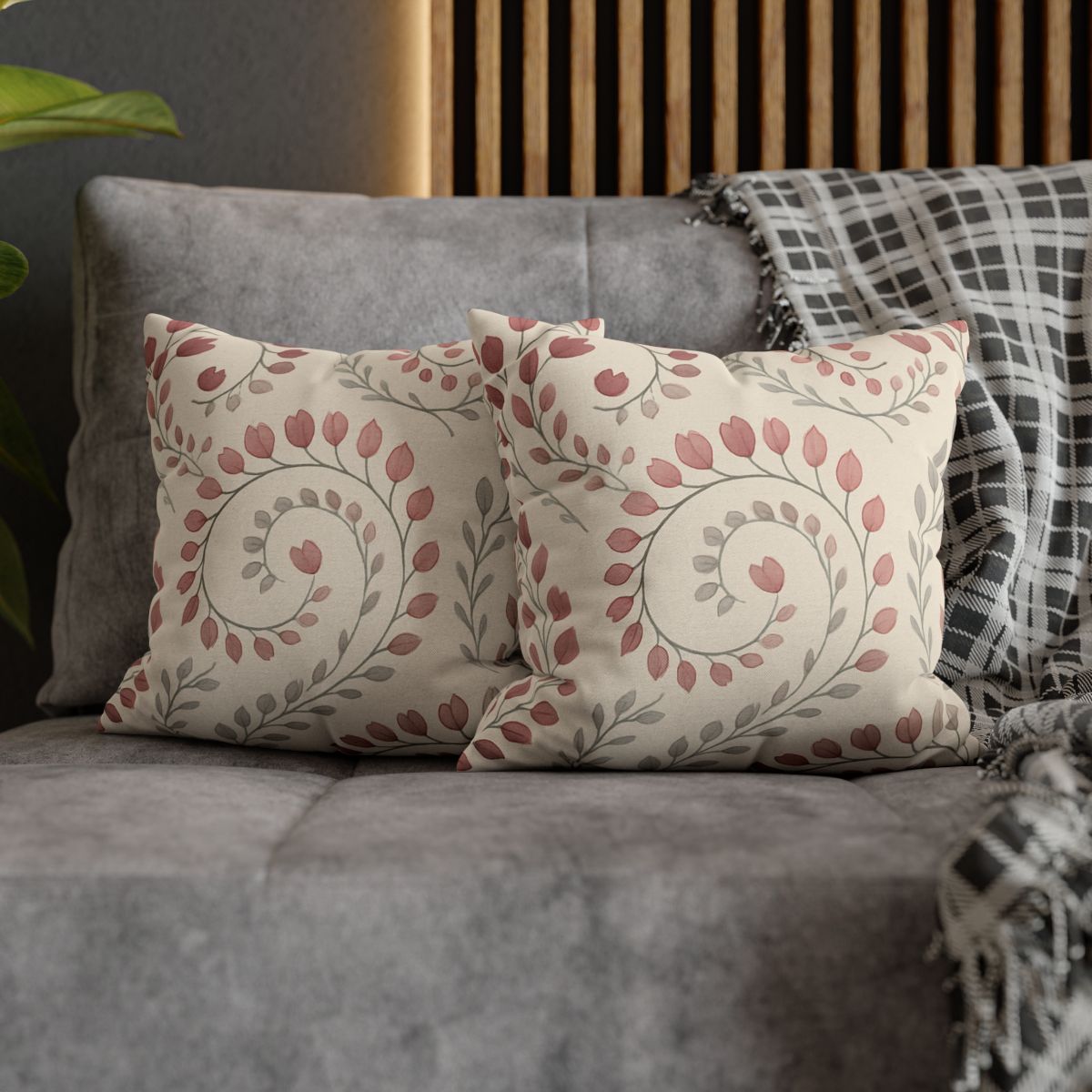 Bud Spiral Cascade trendy patterned pillow cases