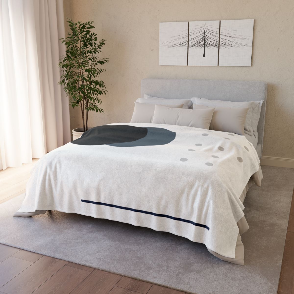 Binary Eclipse Dot Grid custom blankets