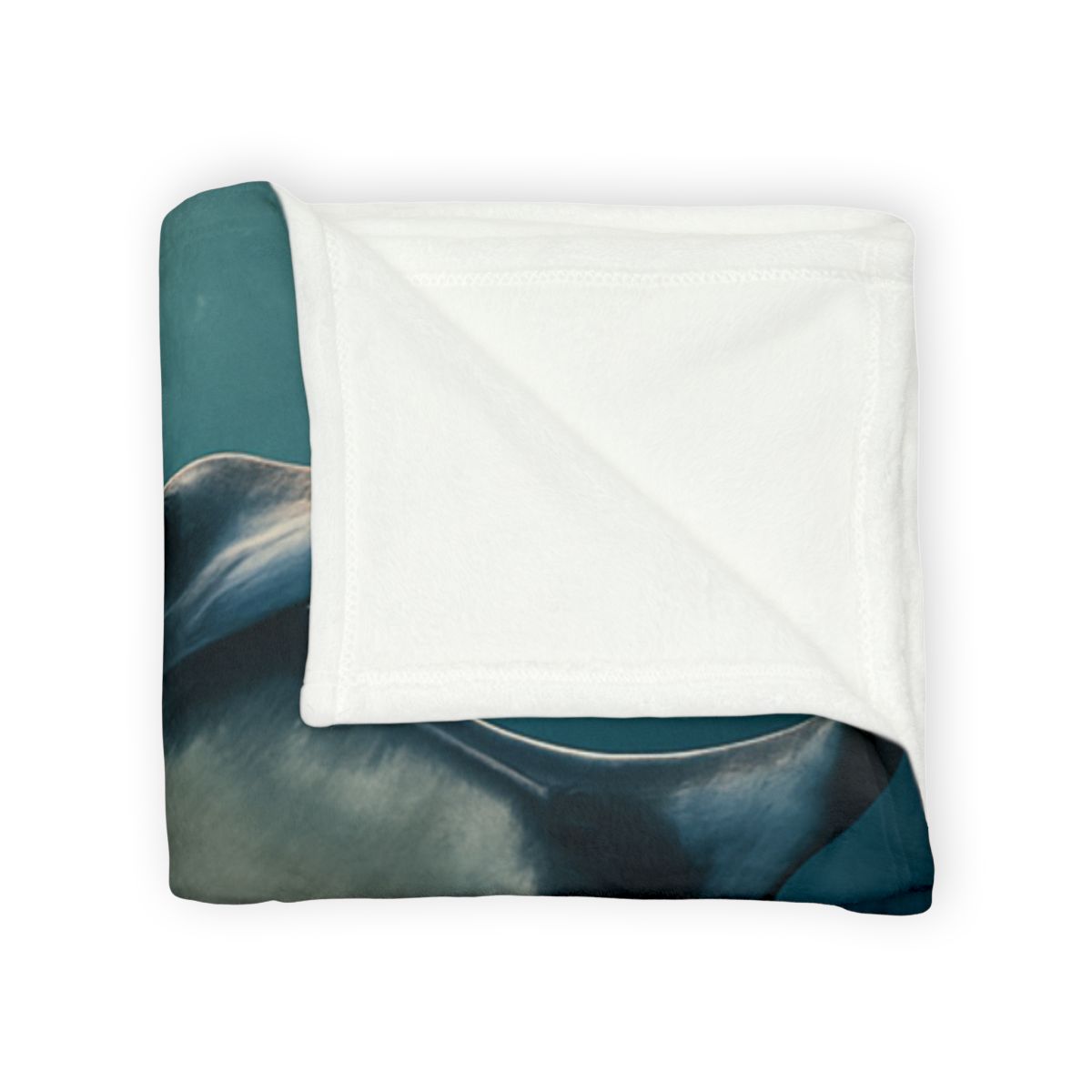 Blue Halo Giant Manta Ray unique gift blankets