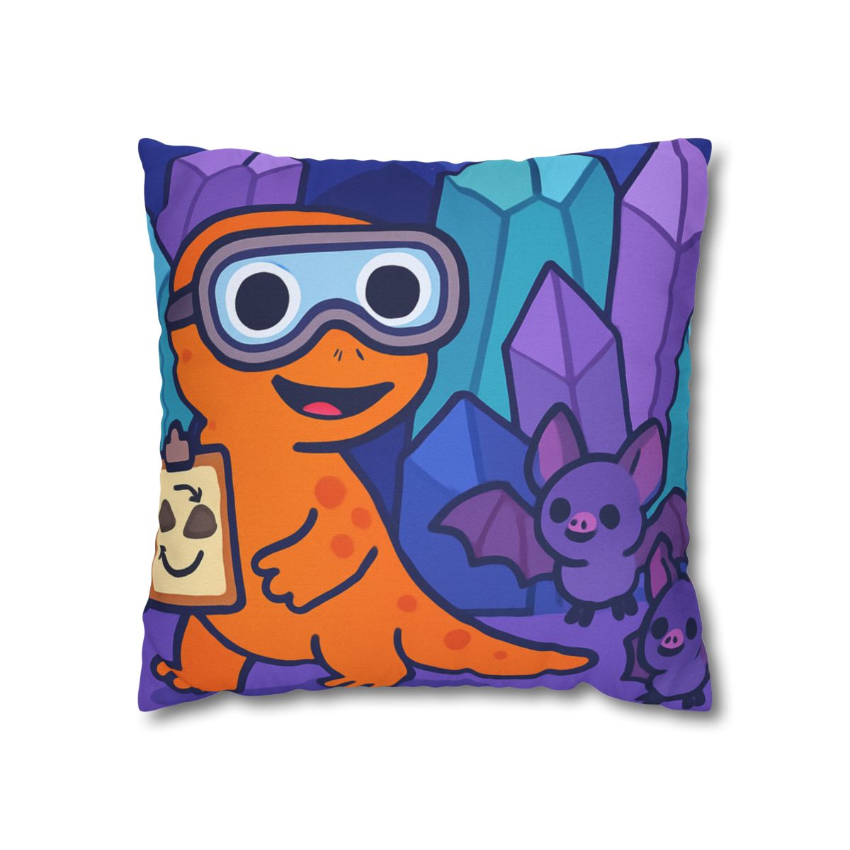Crystal Cavern Salamander Science Team trendy patterned pillow cases