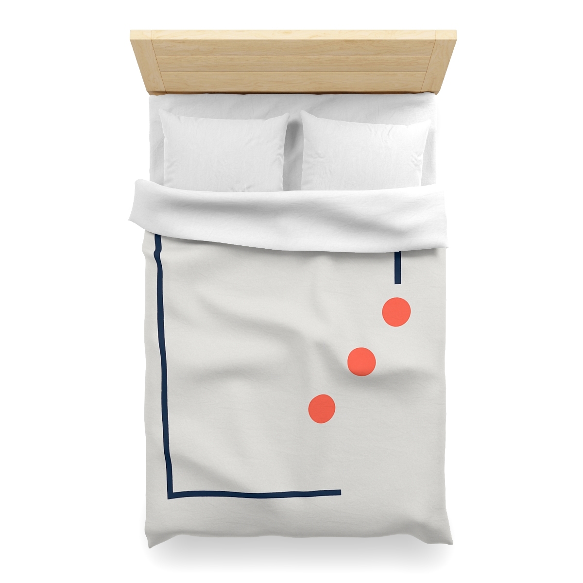 Diagonal Constellation Frame personalized bedding duvets