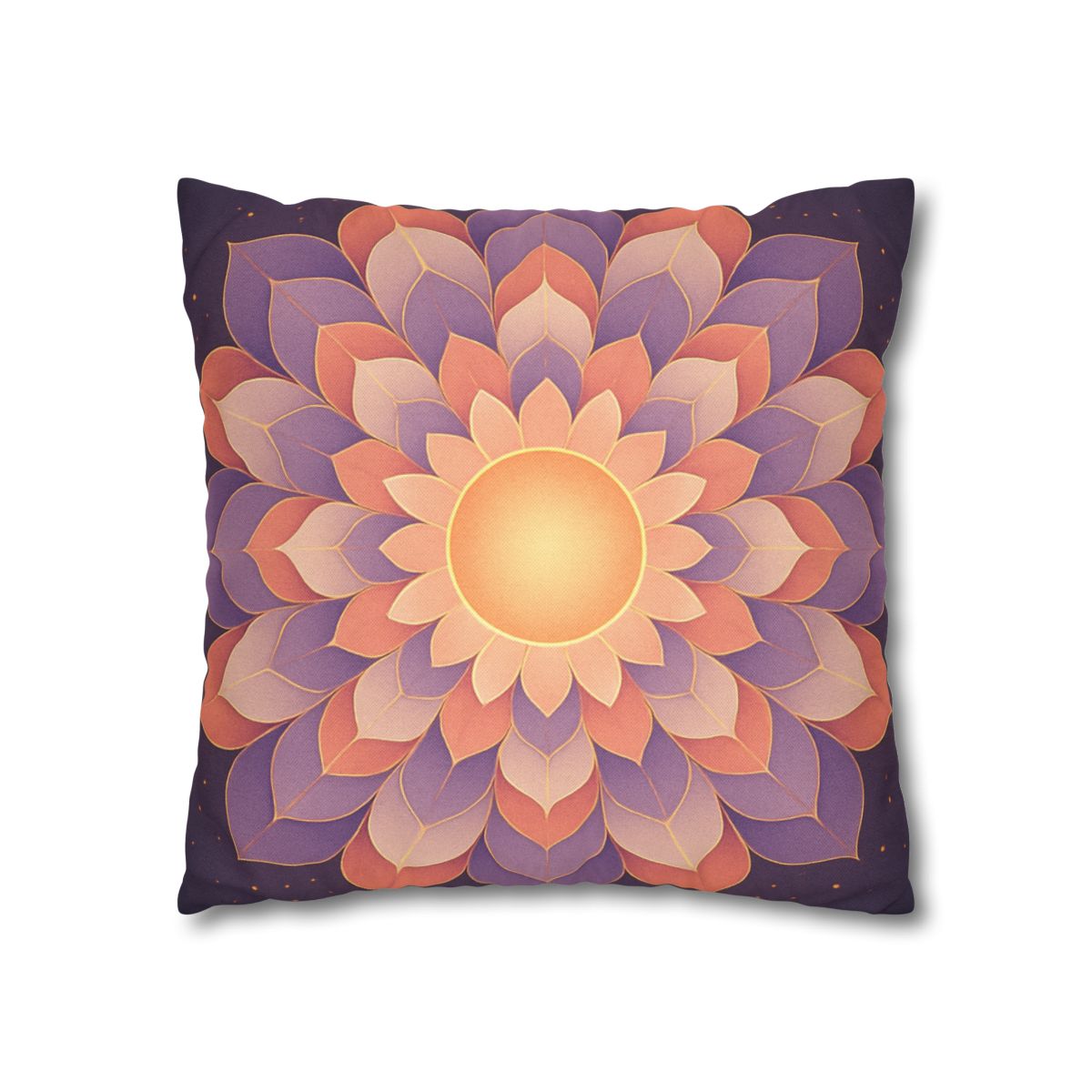 Petal Halo Mandala Drift unique gift pillow cases