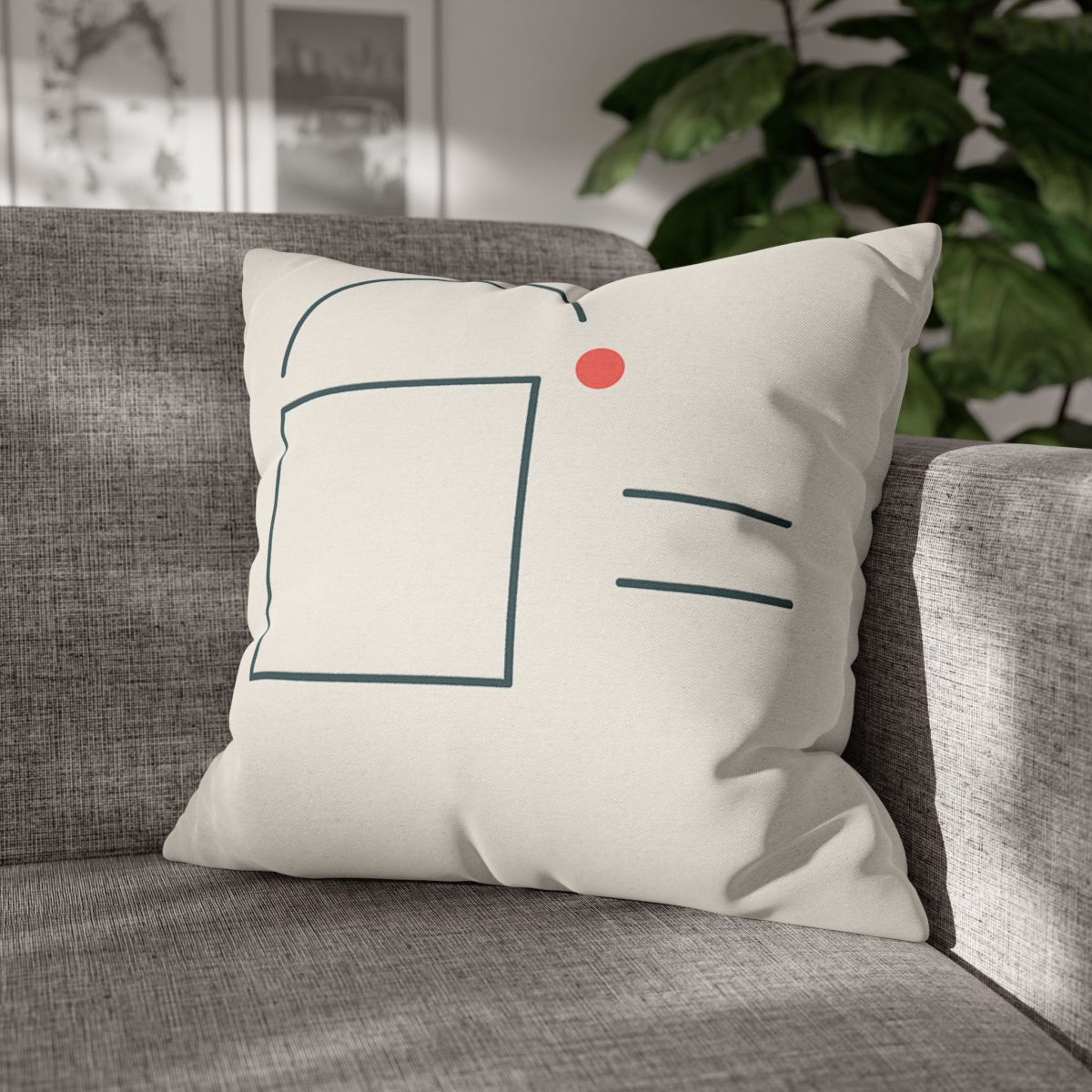 Open Frame With Drifting Arc personalized pillow covers