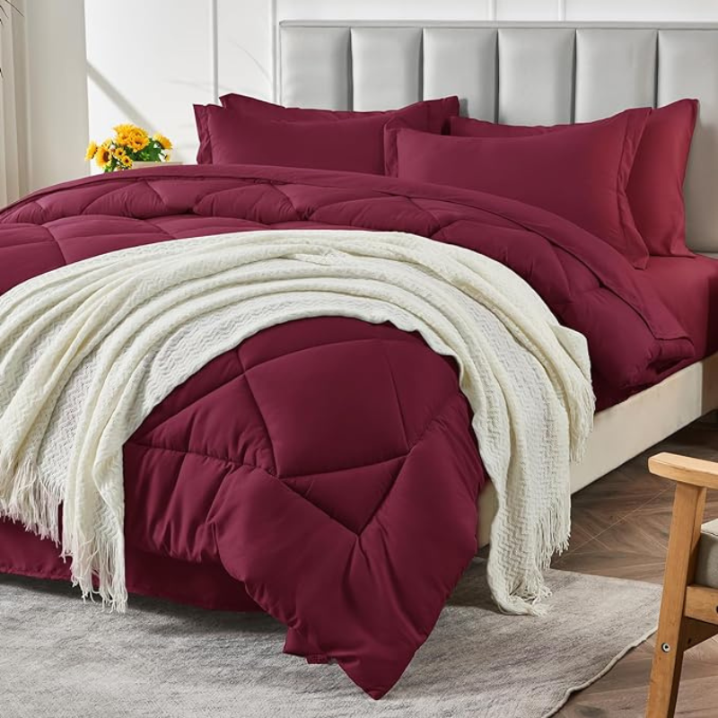 7 Pieces Comforter Set For All Seasons