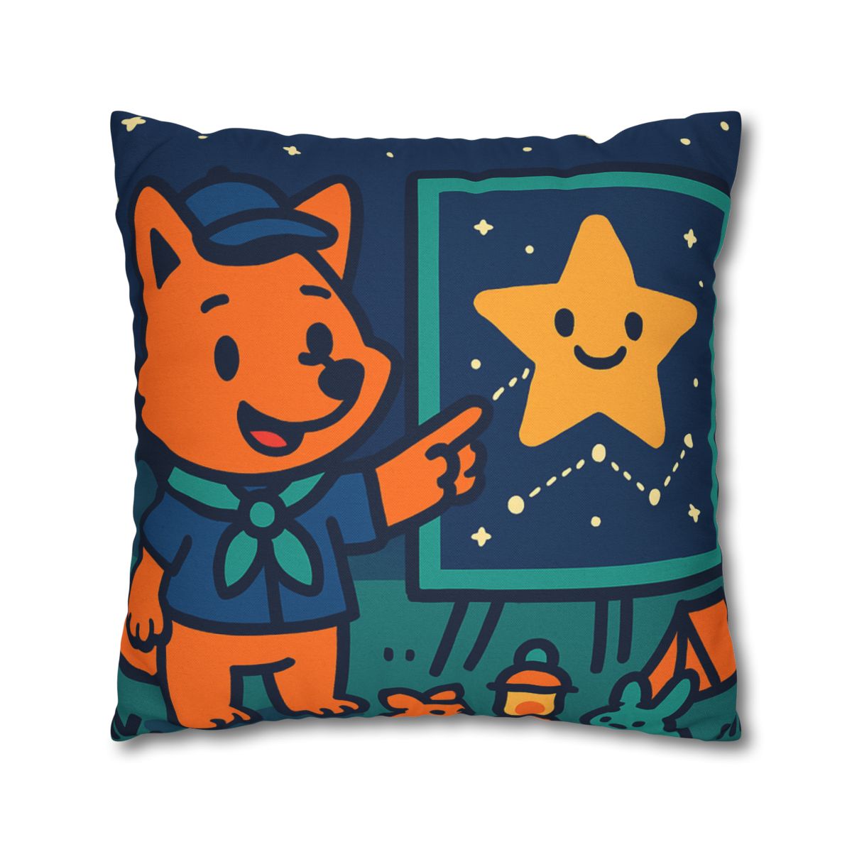 Stargazing Fox Scouts unique gift pillow cases