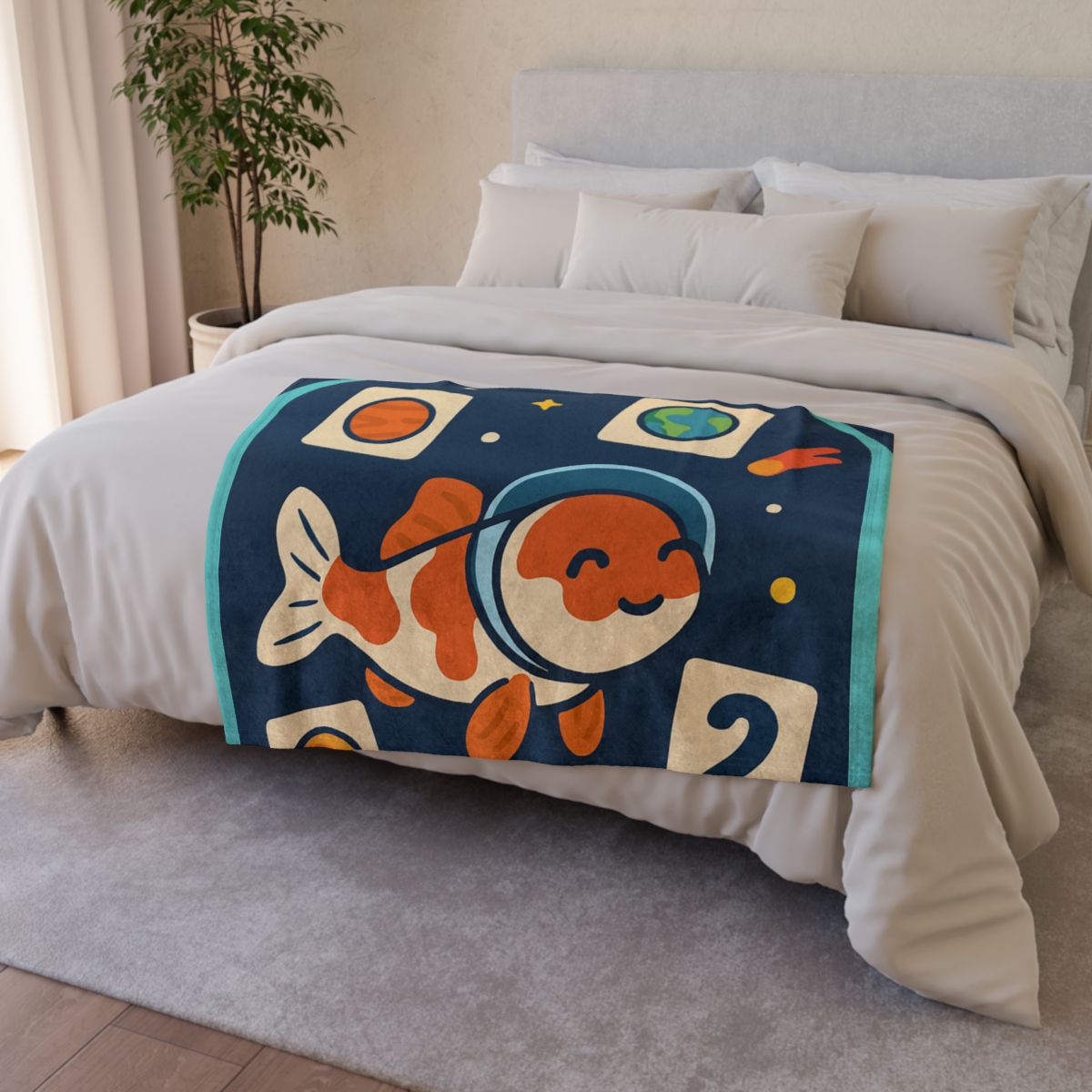 Comet Koi Classroom decorative home blankets