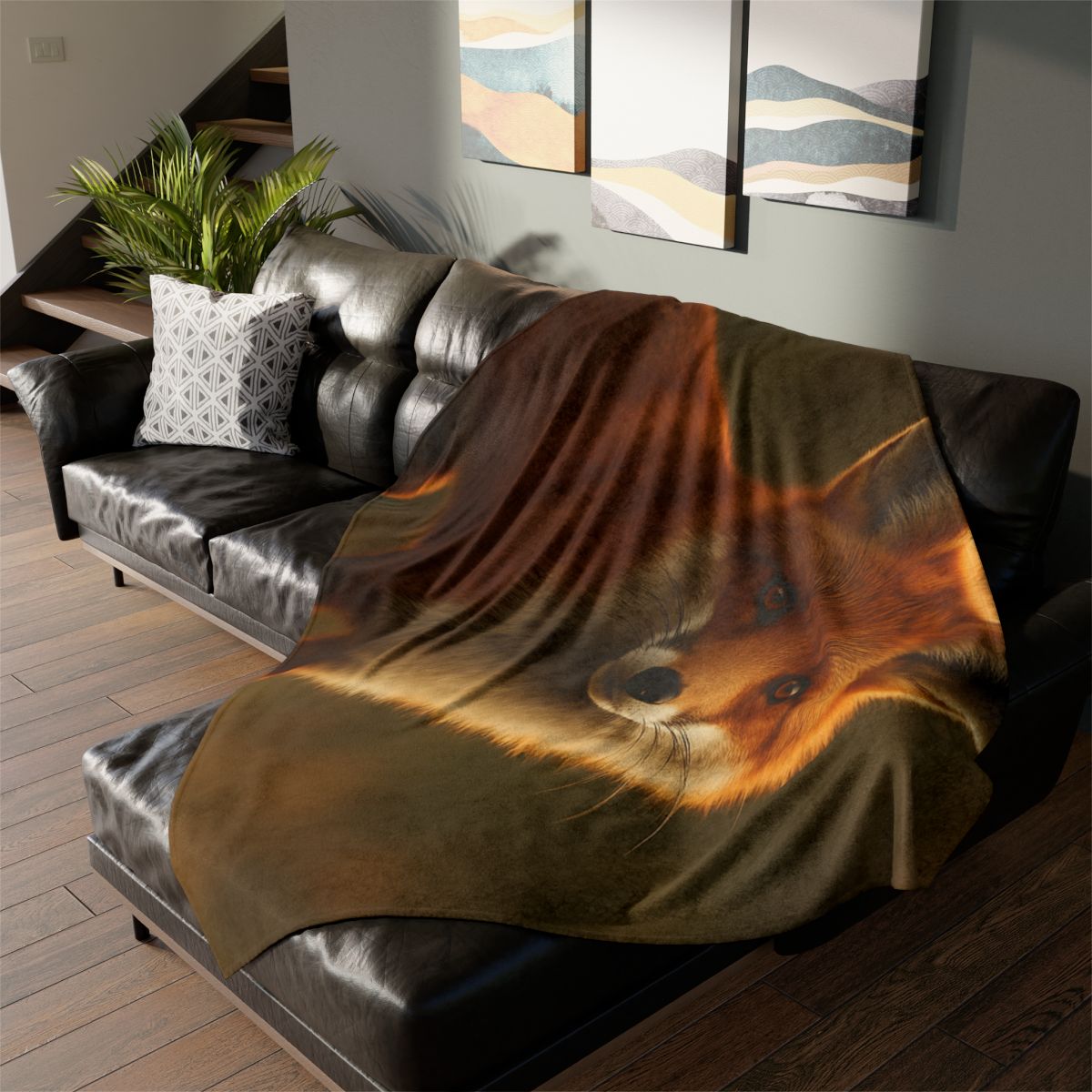 Ember Thicket Red Fox custom blankets