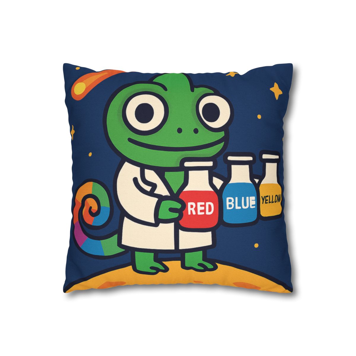Comet Chameleon Color Lab stylish decorative pillowcases