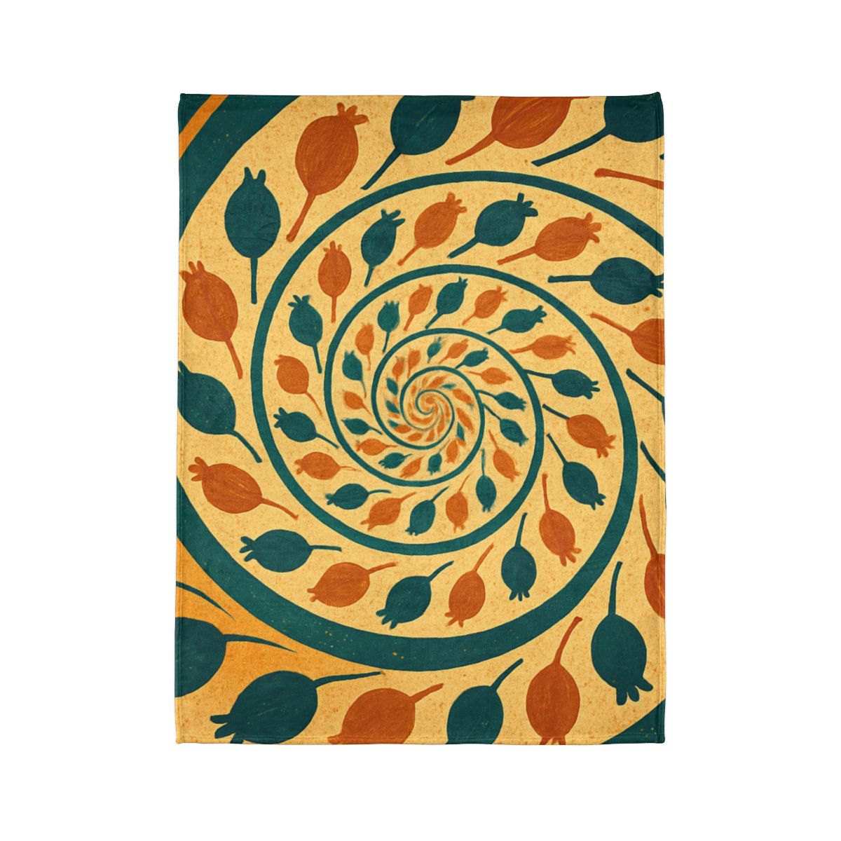 Spiral Seed Chorus decorative home blankets