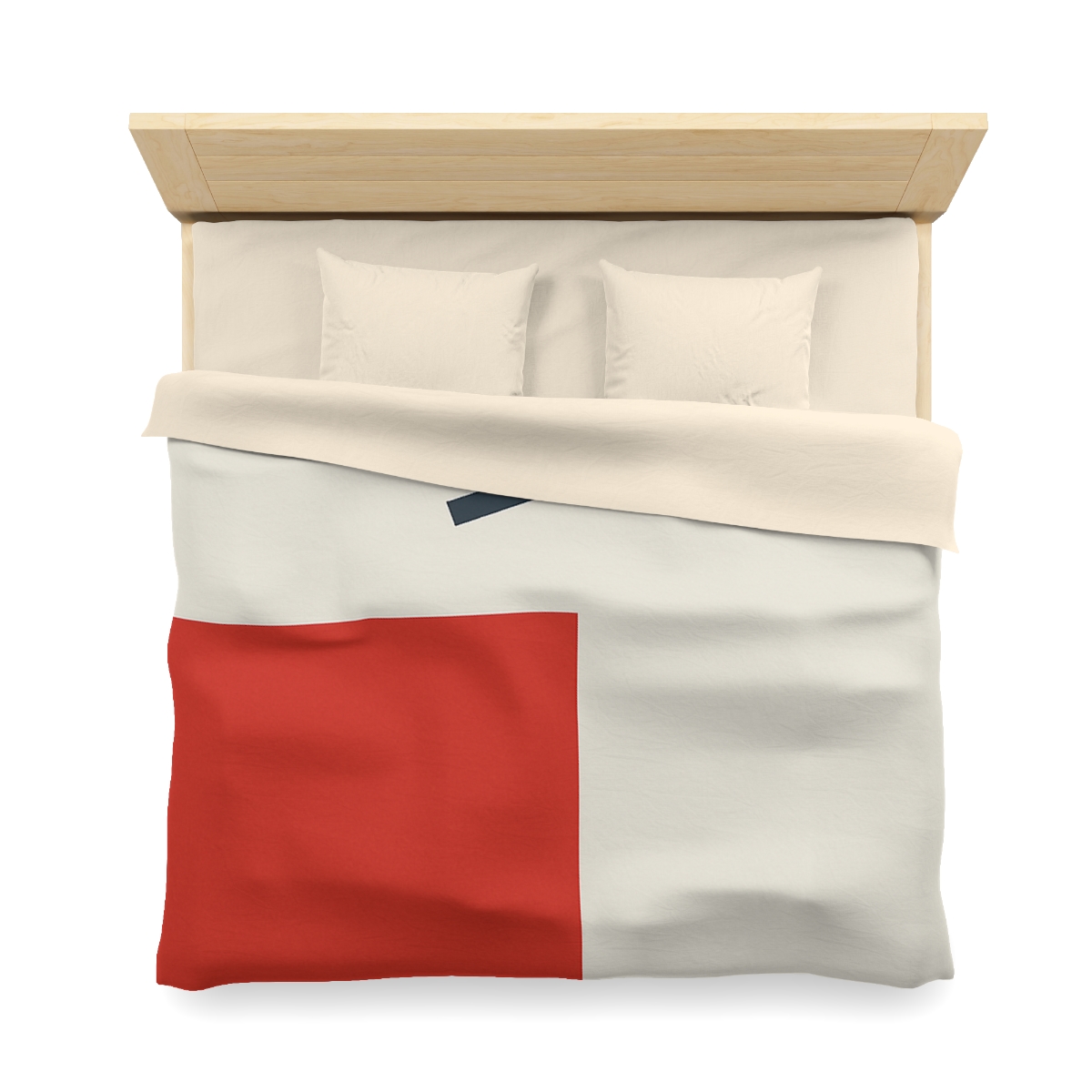 Diagonal Square And Bar Balance personalized bedding duvets