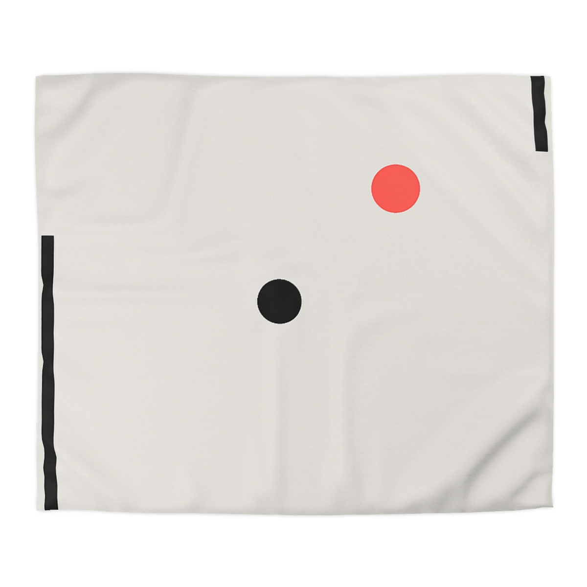 Nested Corner Frames With Two Dots trendy bedroom duvets