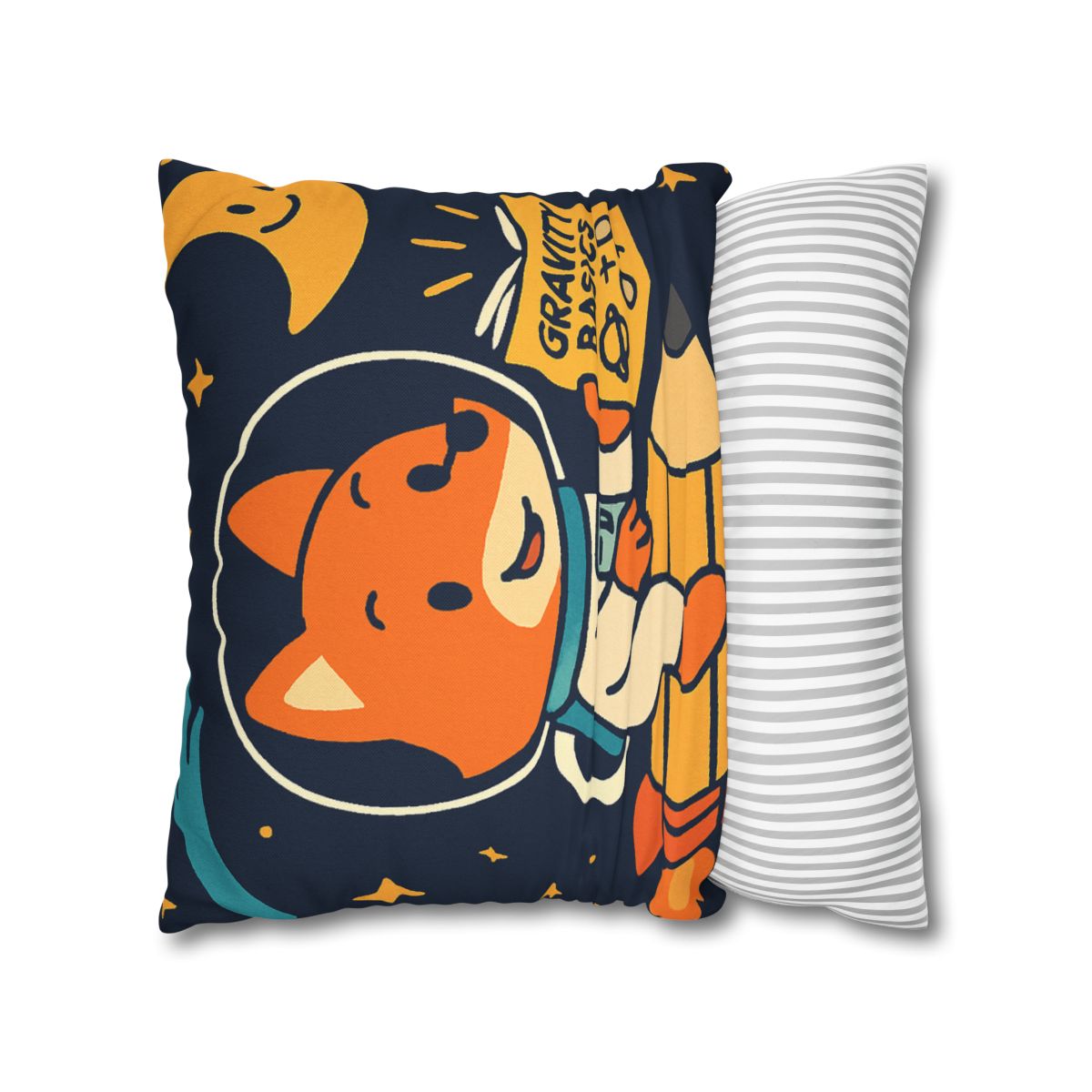 Comet Library Delivery Fox designer print pillow cases