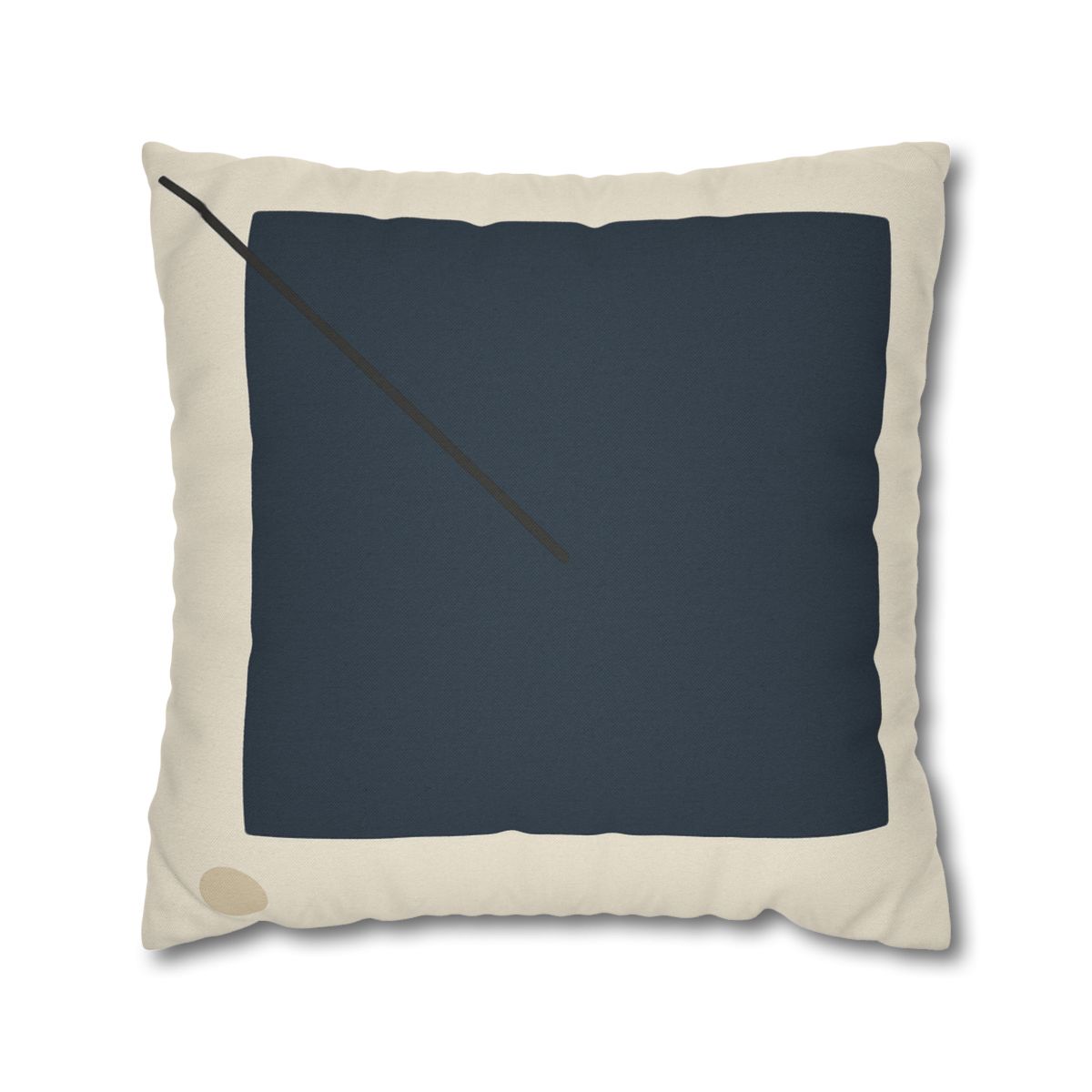 Diagonal Line And Square Balance soft cotton pillow cases