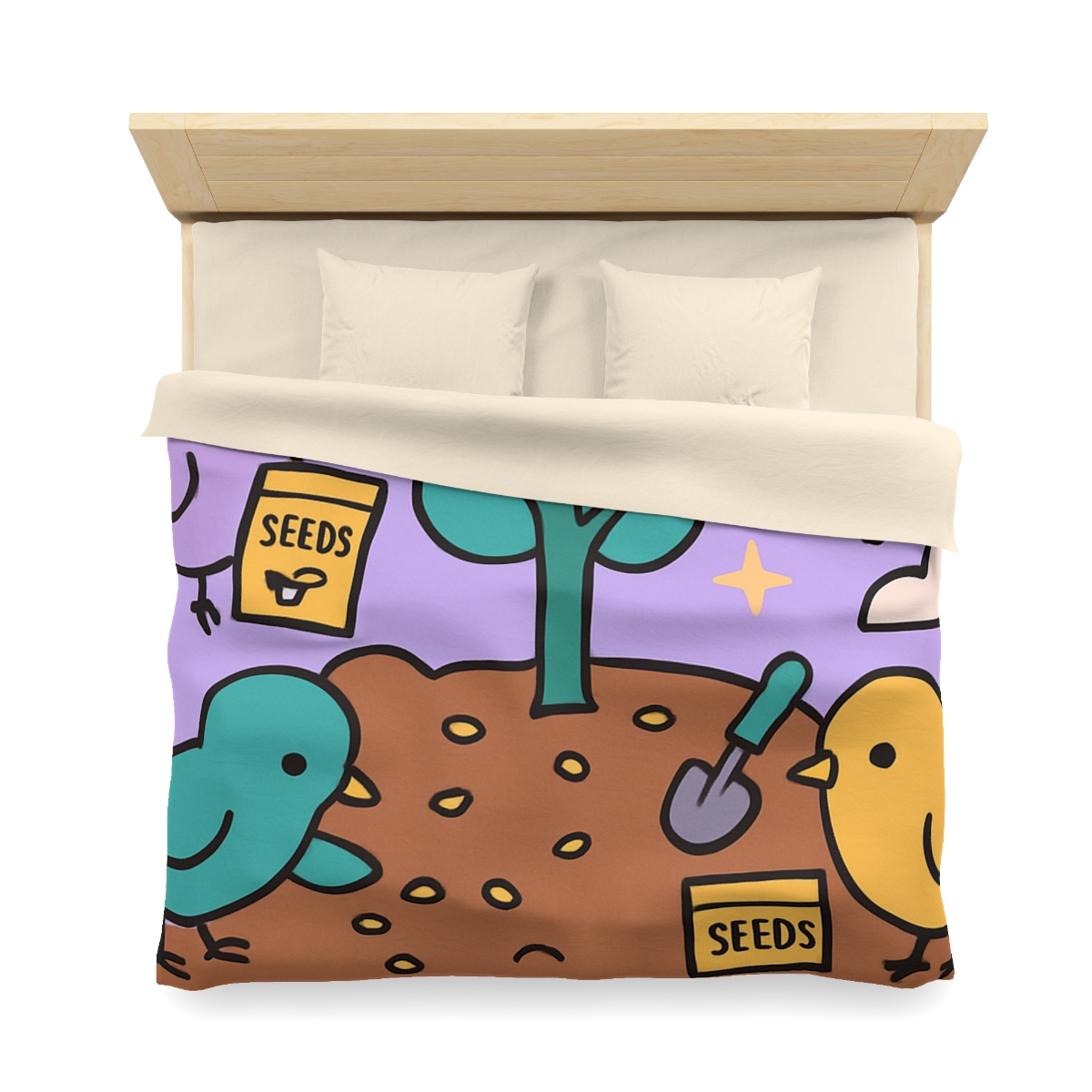 Galaxy Garden Aviary unique patterned duvets