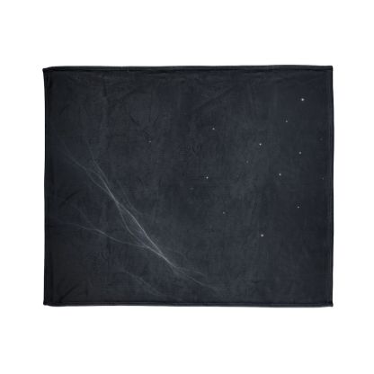 Void Silk Filament Drift designer printed blankets