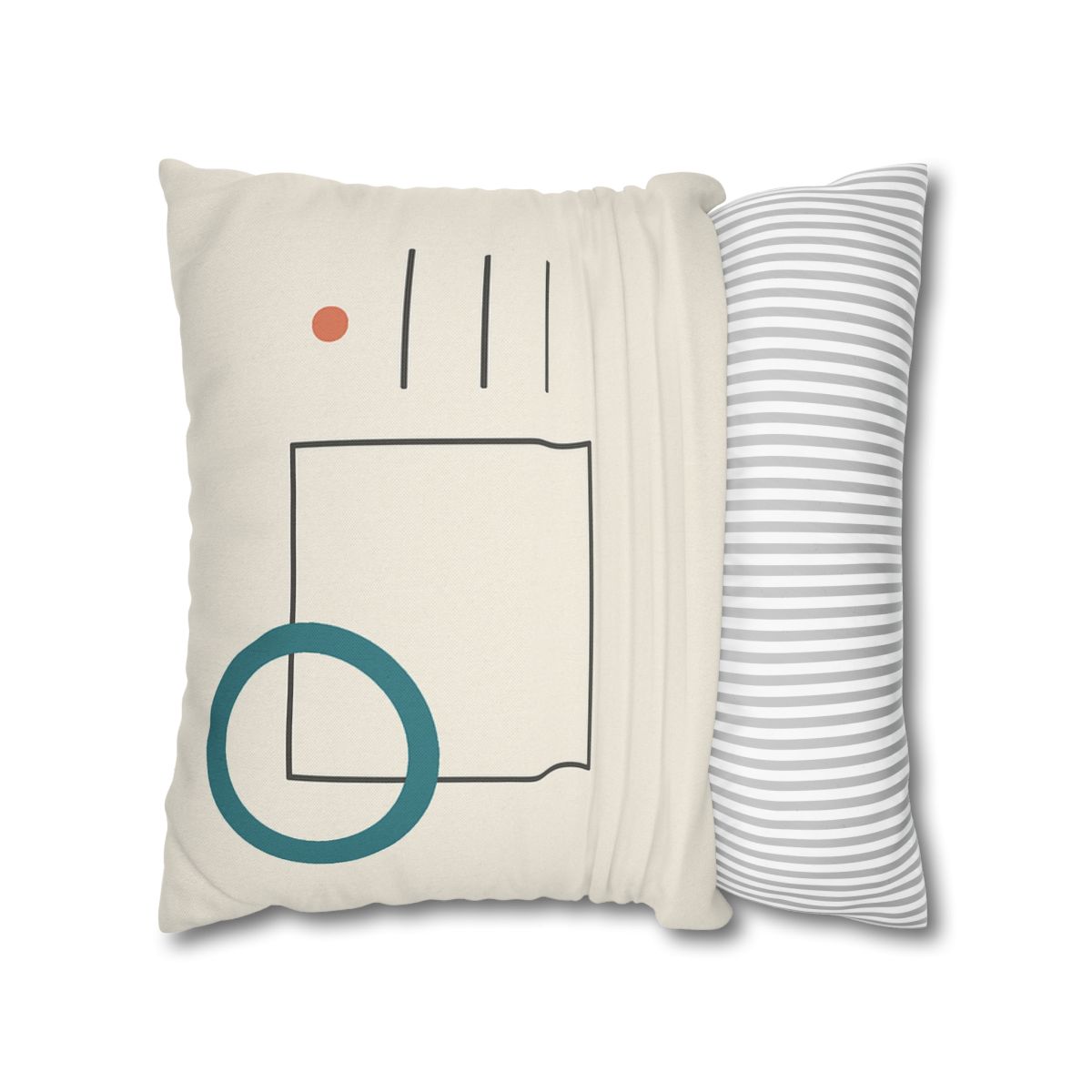 Open Frame With Drifted Ring soft cotton pillow cases