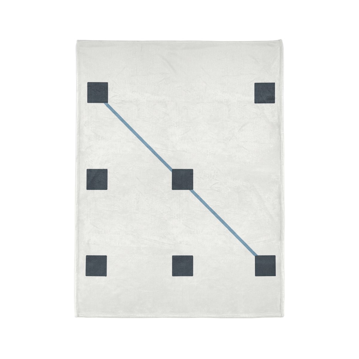 Diagonal Star Path Grid stylish throw blankets