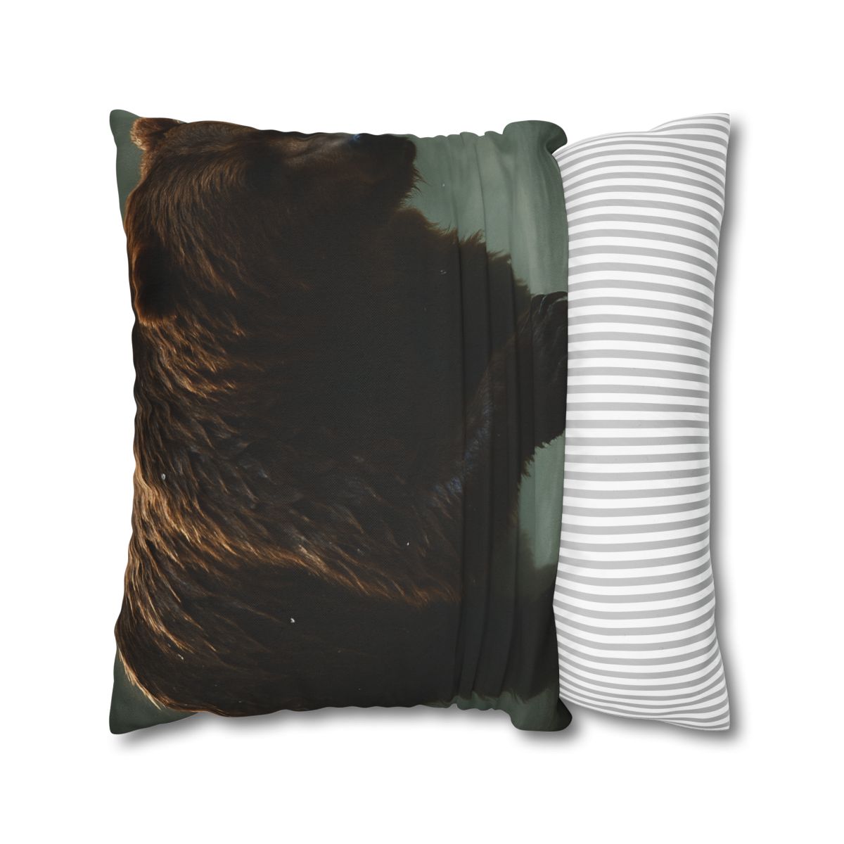 River King Grizzly Bear personalized pillow covers