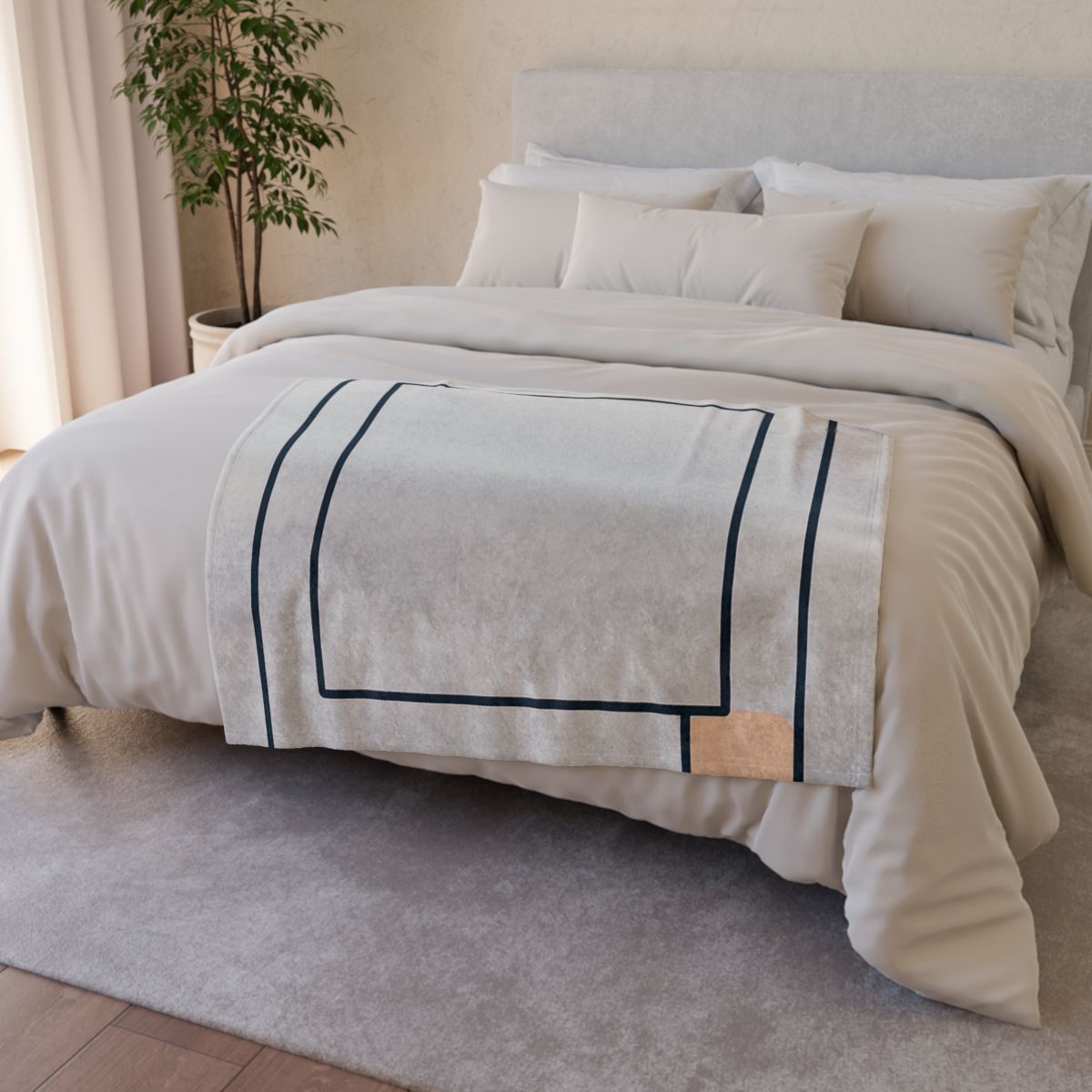 Nested Frame With Open Corner personalized cozy blankets