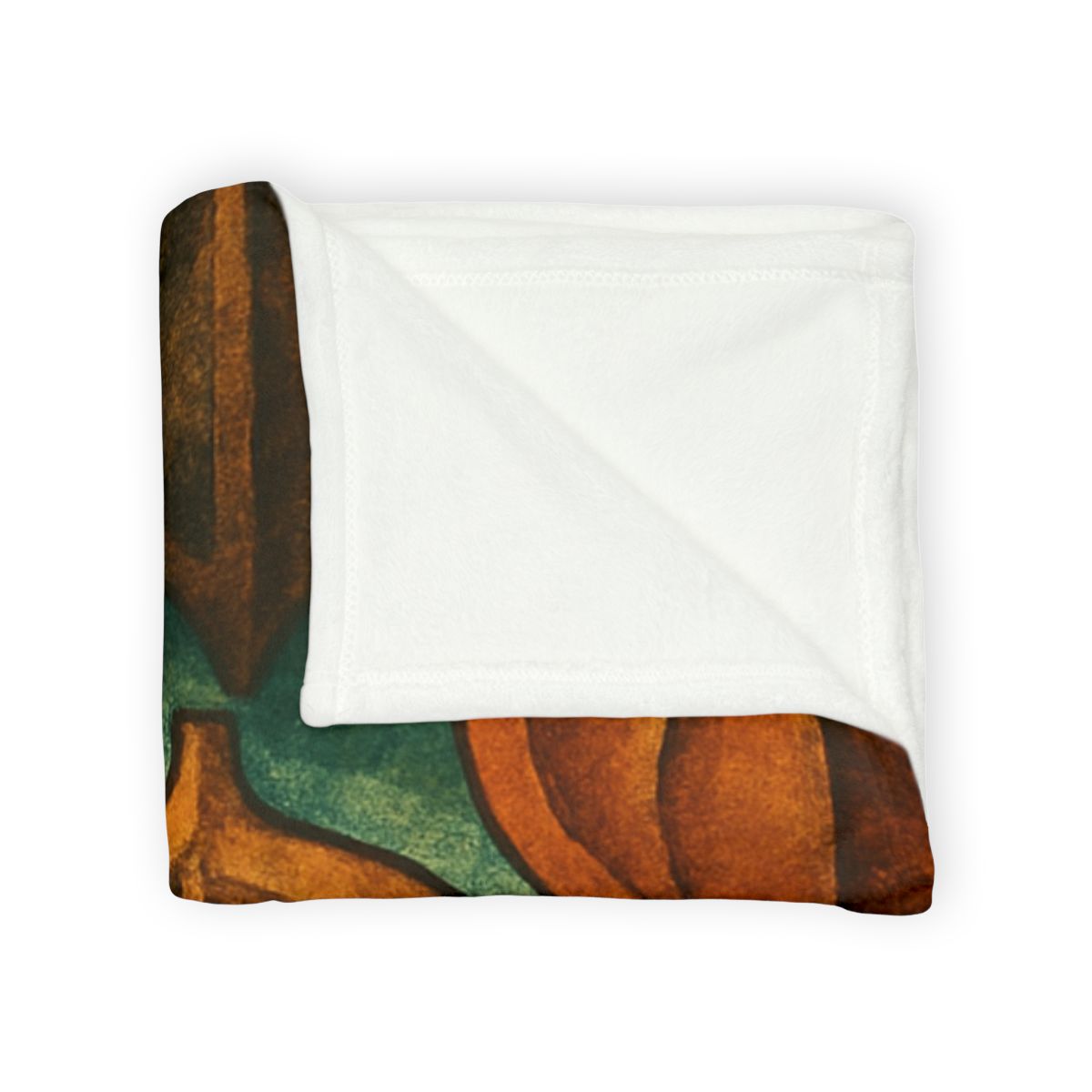 Seed Pod Cluster Mosaic custom blankets