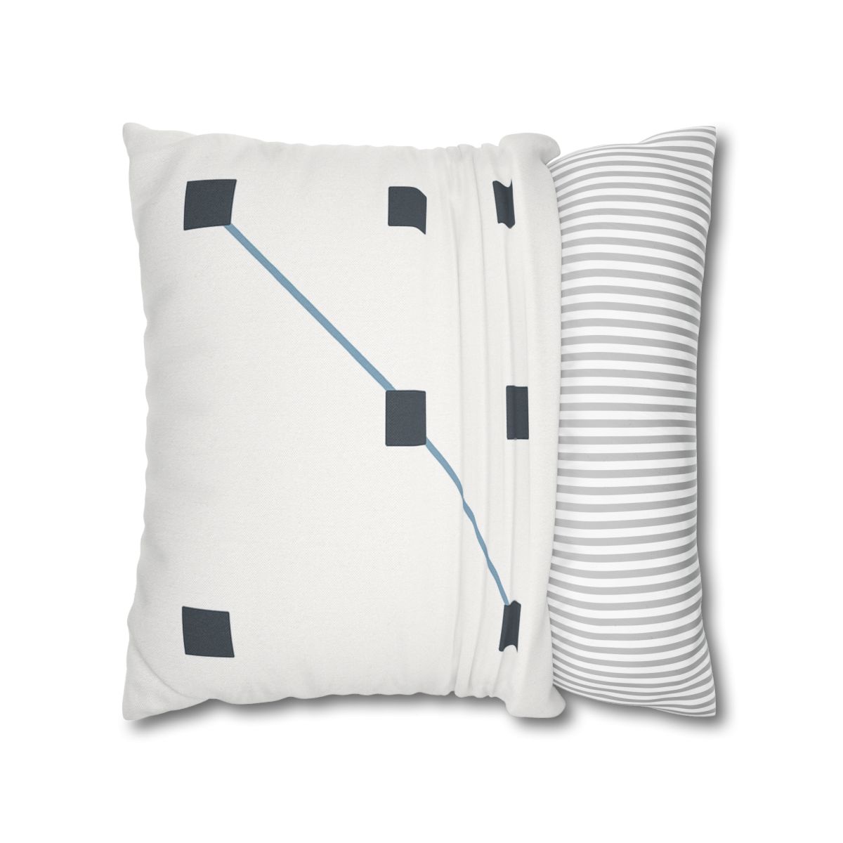Diagonal Star Path Grid personalized pillow covers