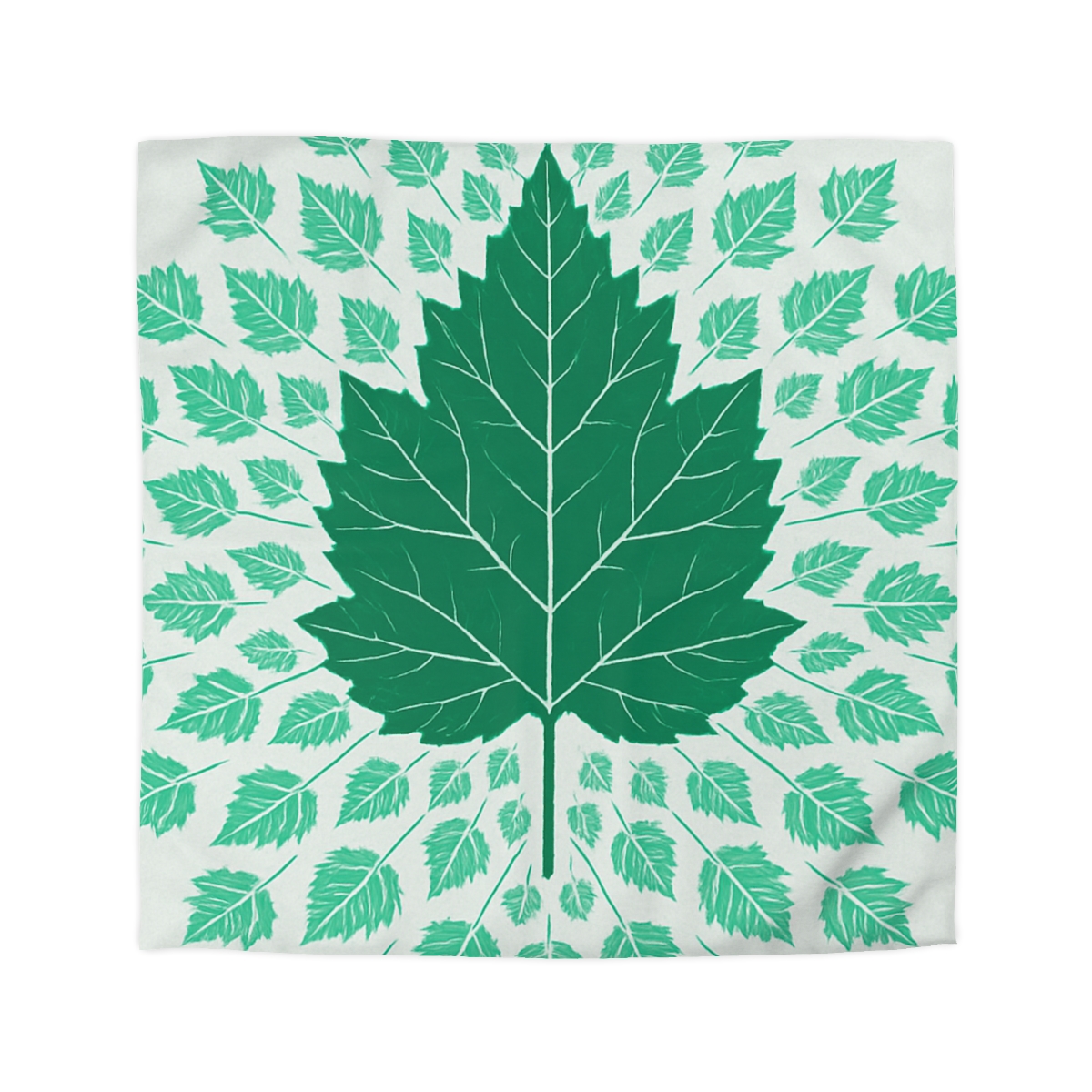 Fractal Leaf Radiance duvets for gifts
