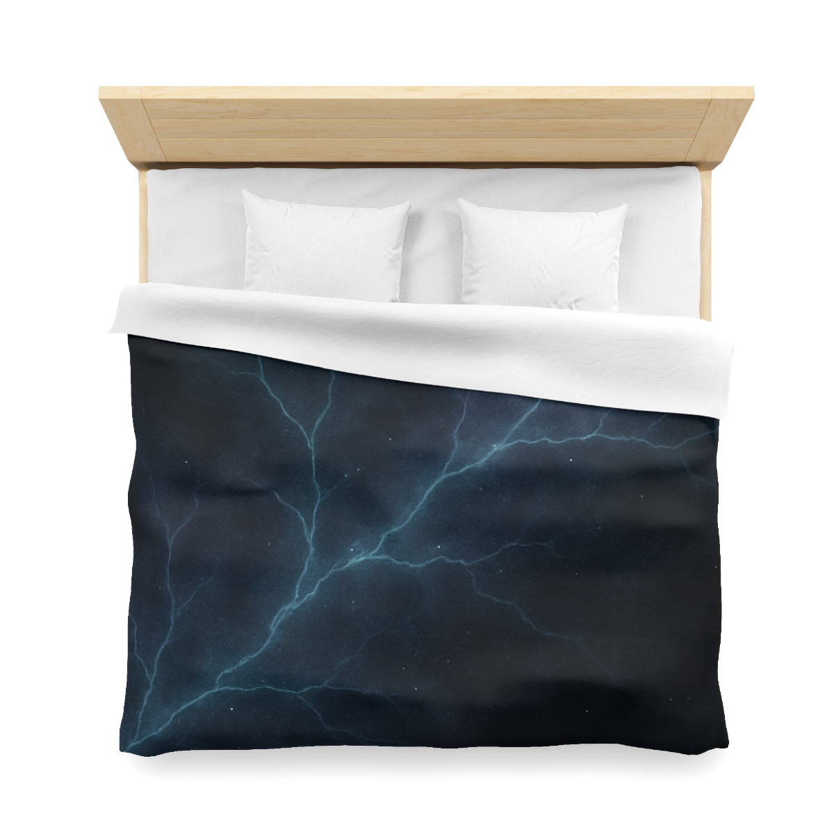 Dark Matter Vein Bloom personalized bedding duvets