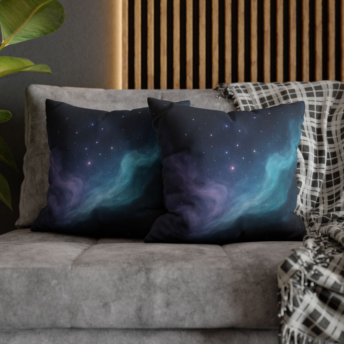 Luminous Nebula Tidal Surge designer print pillow cases