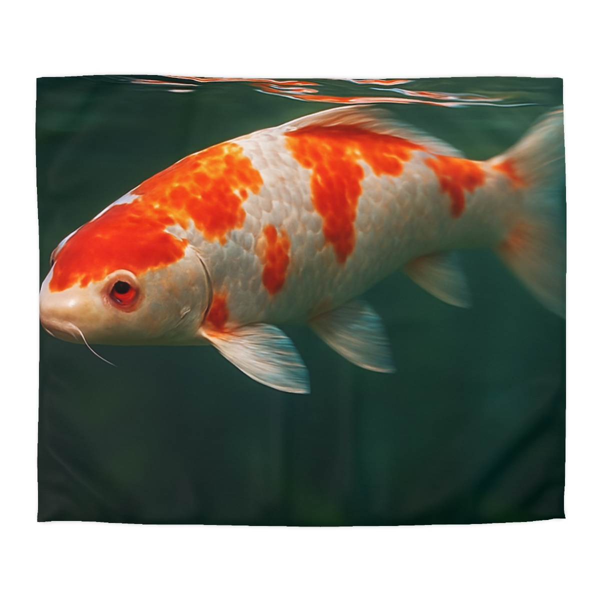 Crystal Current Koi Fish warm winter duvets