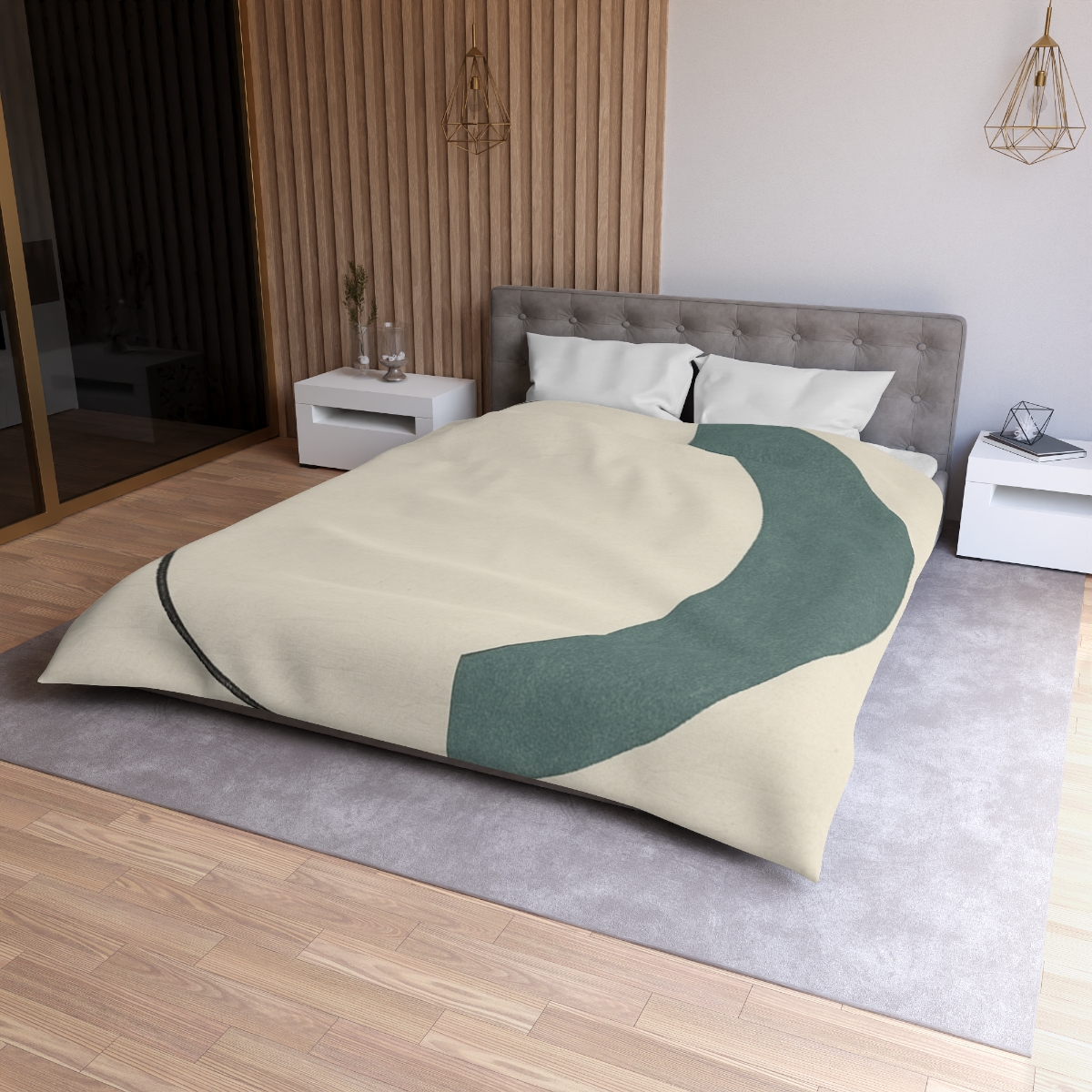 Intersecting Arc Pair stylish duvet covers