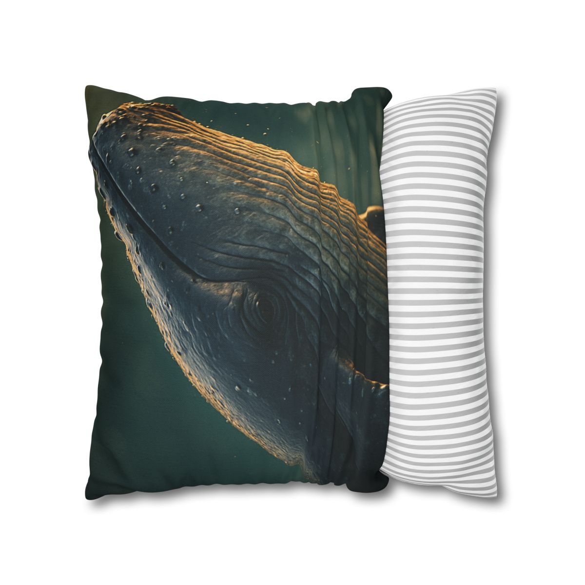Silver Surge Humpback Whale soft cotton pillow cases