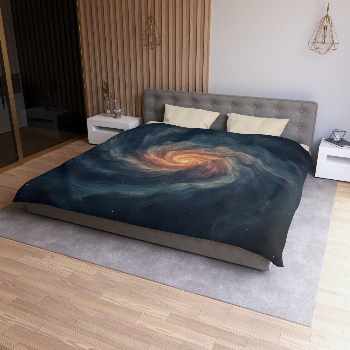 Nebula Spiral Garden unique patterned duvets