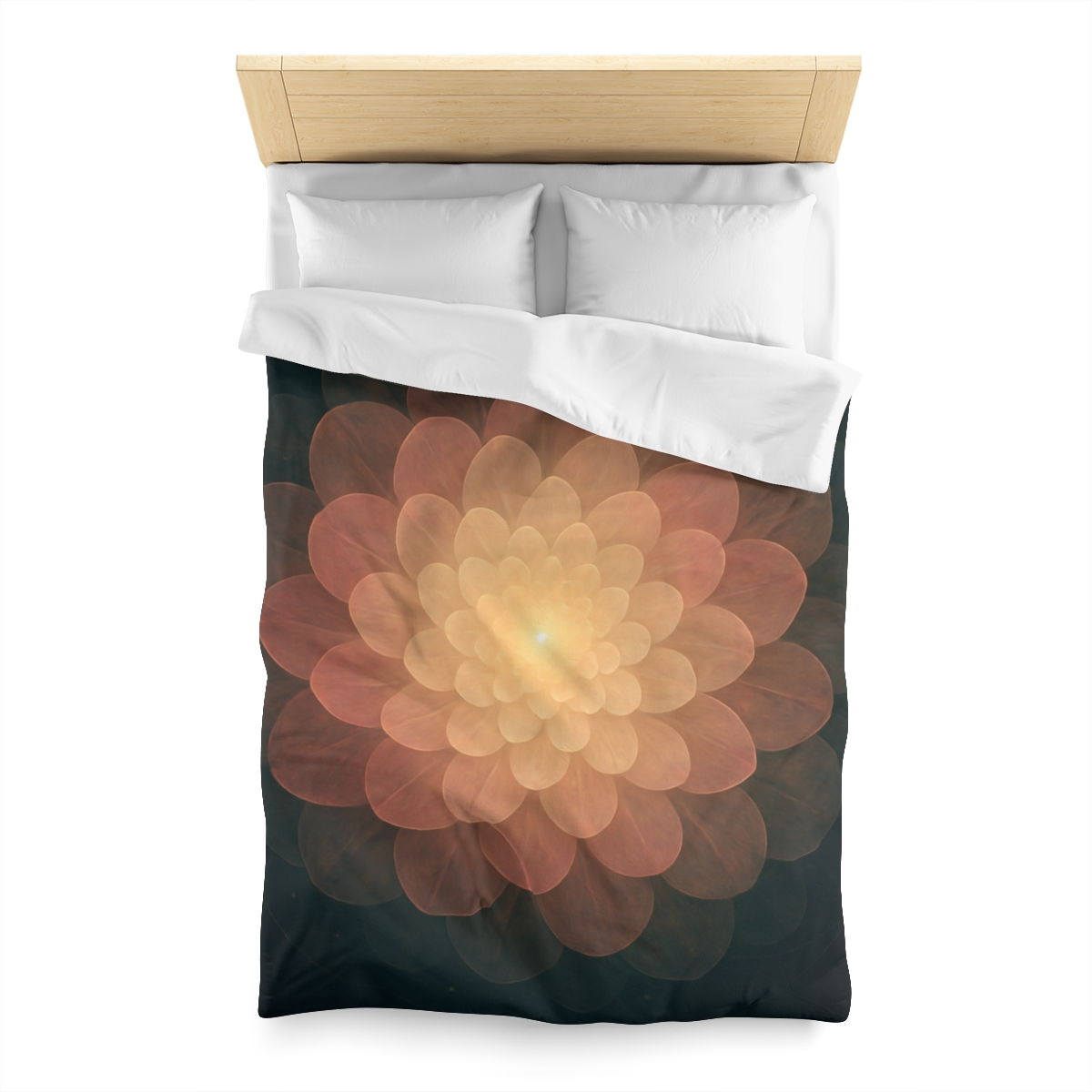 Celestial Petal Halo personalized bedding duvets