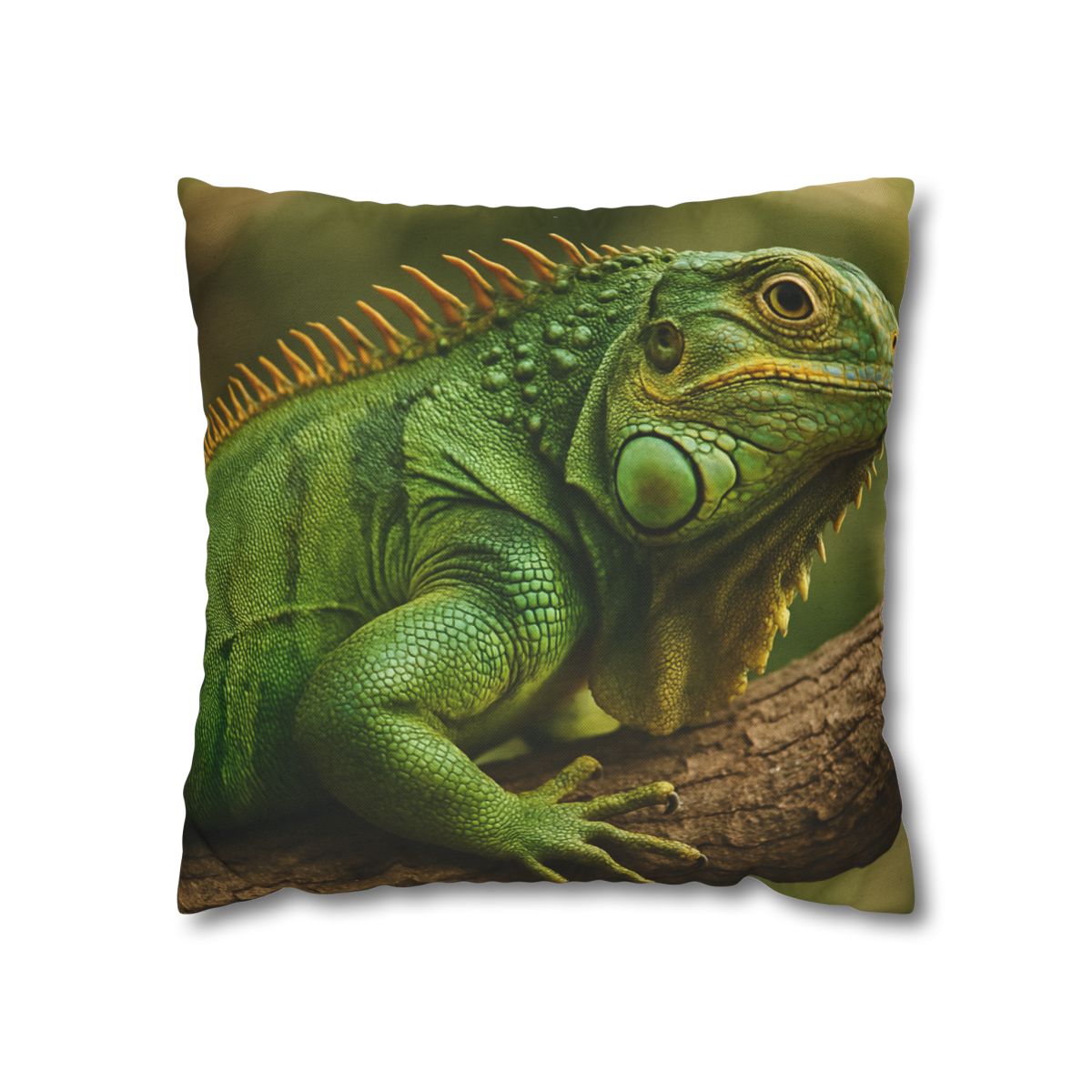 Emerald Drift Green Iguana unique gift pillow cases