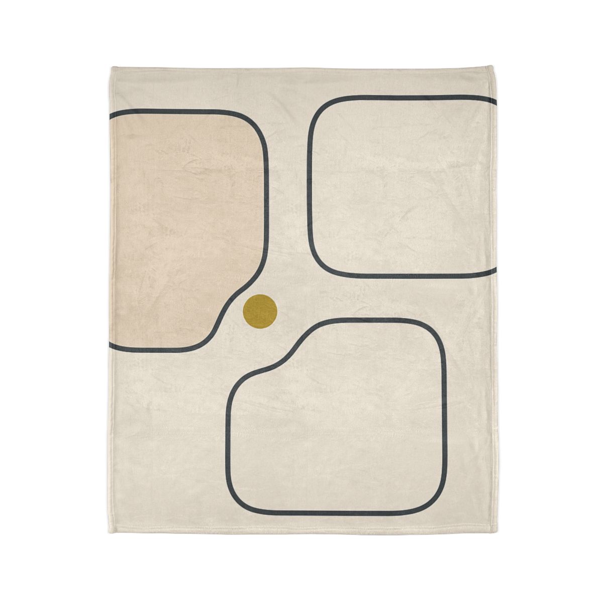 Quiet Triad With Open Center stylish throw blankets