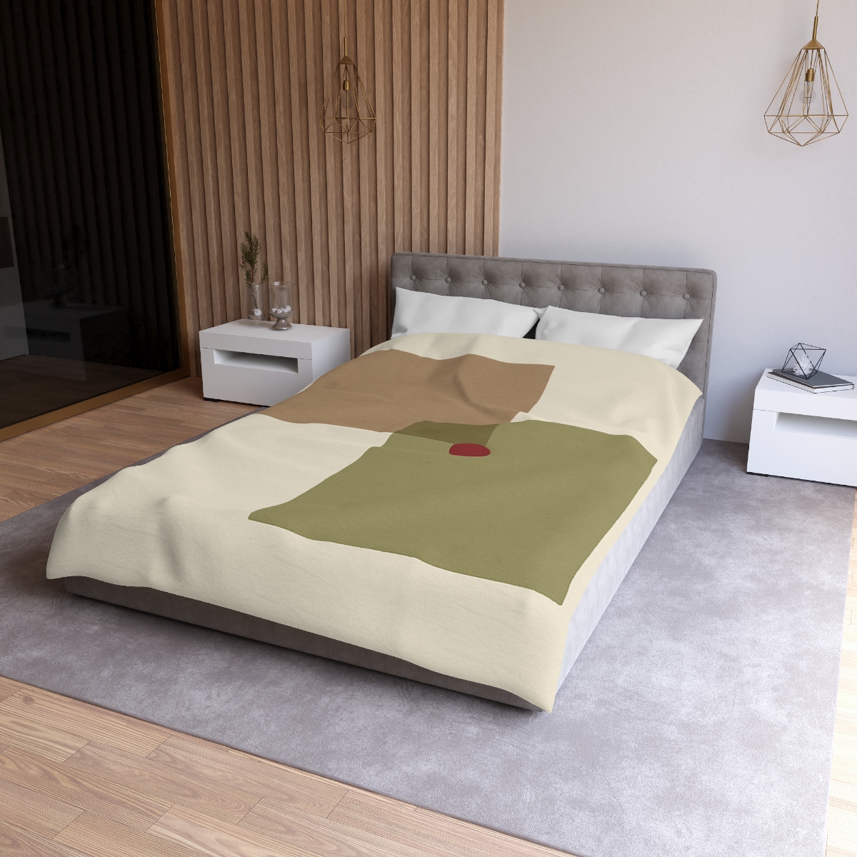 Offset Duo And Quiet Dot unique patterned duvets