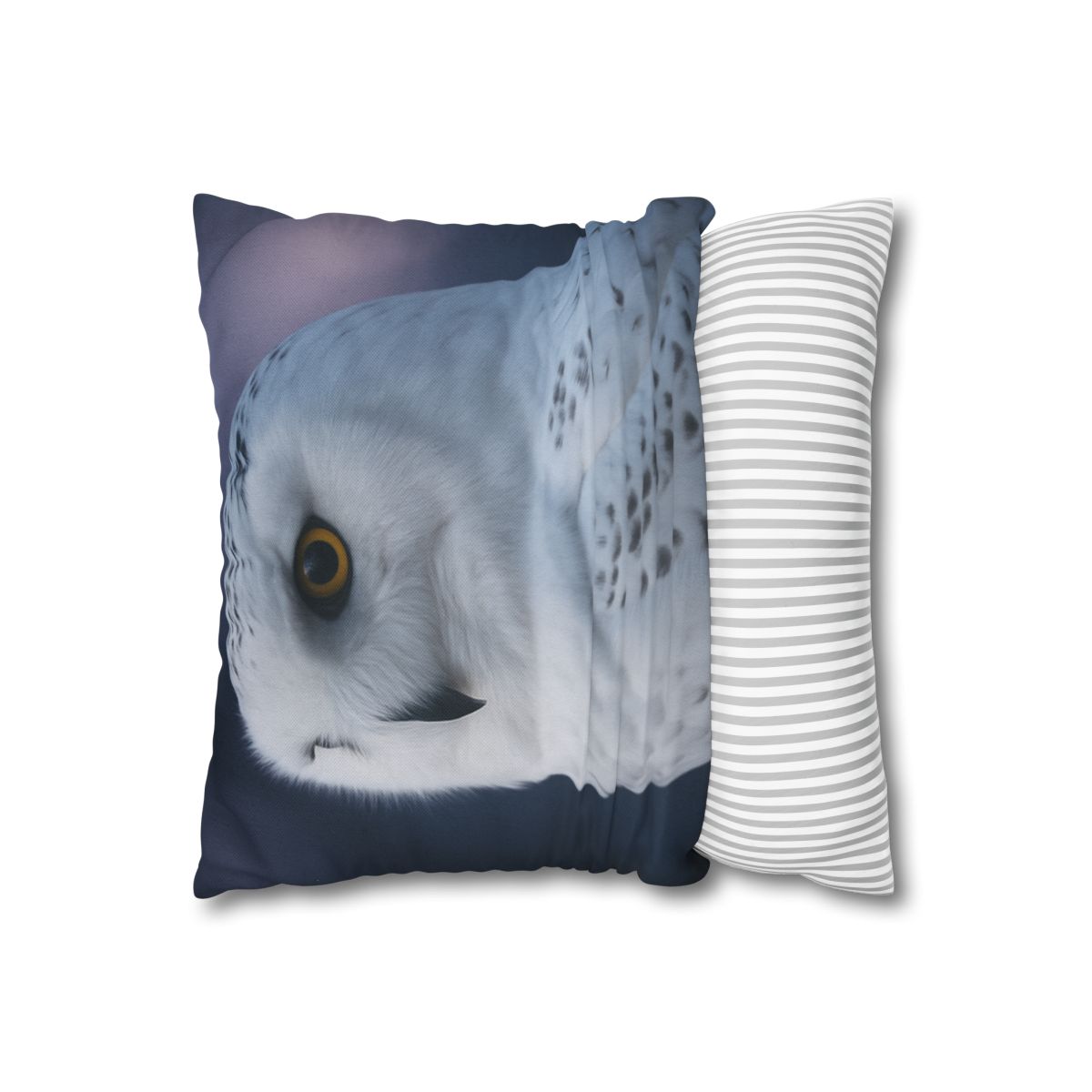 Twilight Watcher Snowy Owl stylish decorative pillowcases