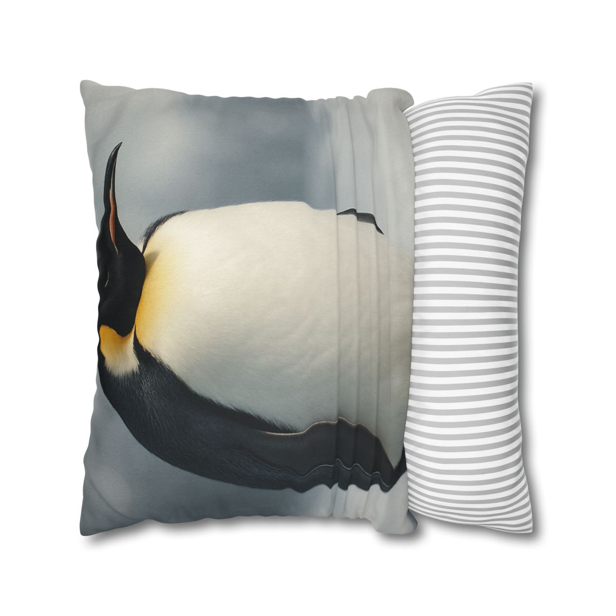 Moonlit Vigil Emperor Penguin soft cotton pillow cases