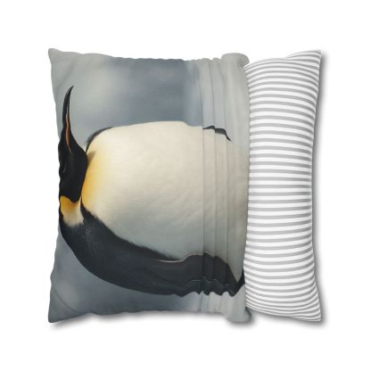 Moonlit Vigil Emperor Penguin soft cotton pillow cases